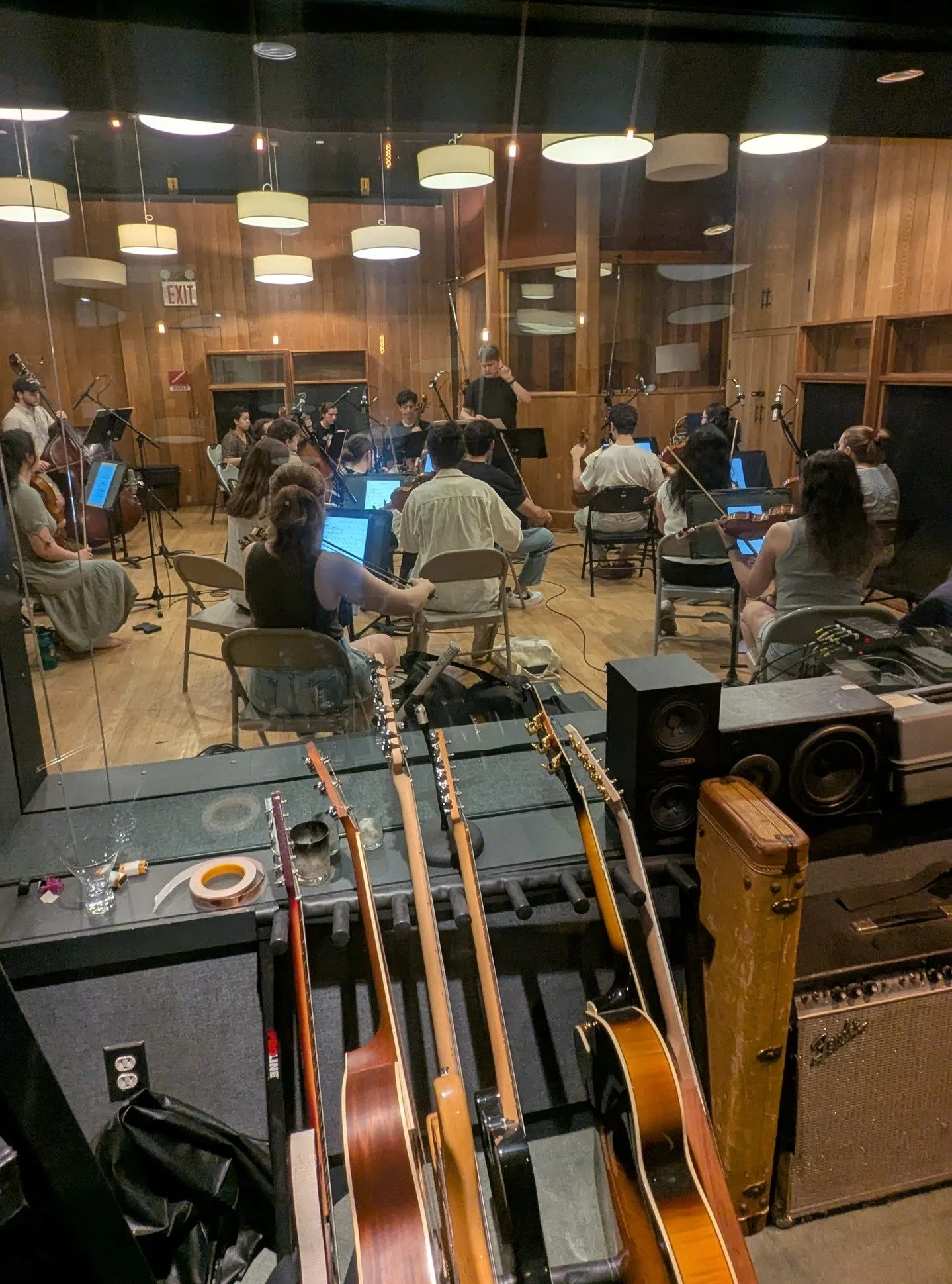 David Bowie, Lou Reed, Mary J. Blige and Next Fest Fellows have all had the honor of recording at the famed @reservoirstudiosnyc.

Our 2025 Composer Fellows, @afroheart7, Diallo Banks, and Luke Haaksma had their original works professionally brought 