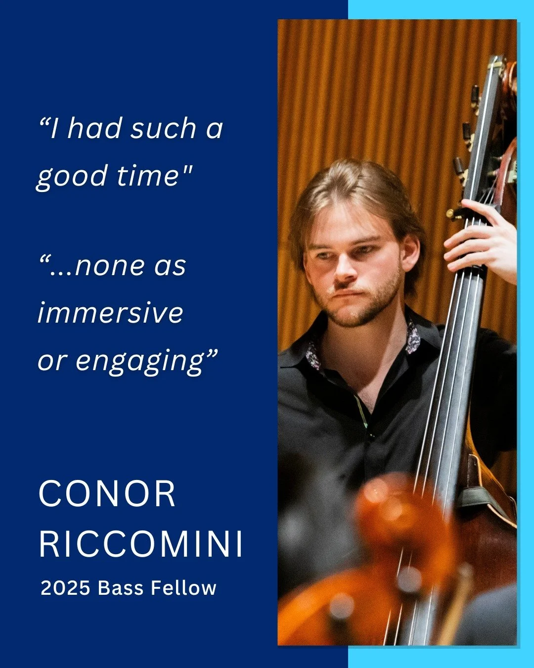 "I had such a good time at Next Fest. I've had a handful of experiences with contemporary music throughout school, but none as immersive or engaging.

My colleagues all brought a level of open mindedness and dedication that brought a super diver