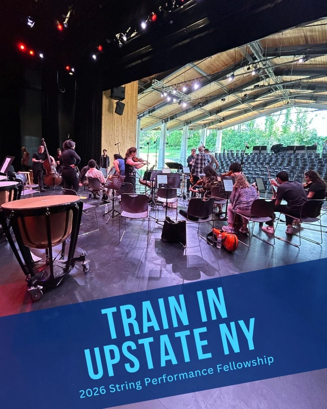 ACCEPTING APPLICATIONS NOW! Our String Performance Fellows come from all over the world for a weeklong residency among the unspoiled woodlands around @ps21chatham.

They train, rehearse and perform together, expanding their network and having fun whi