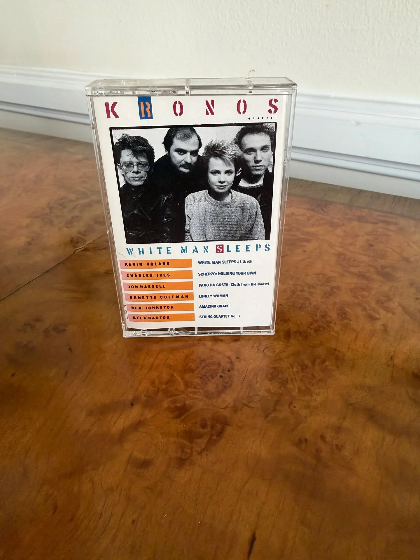 FULL CIRCLE MOMENT. This @kronos_quartet cassette, found in a Chatham record shop during last&nbsp;year's festival, is the album that first blew open our Director&rsquo;s sense of what music could be: boundary-shattering and a little bit punk rock.

