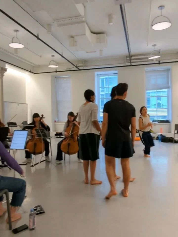 Experience bold works like this at our OPEN SHOWING ON THURSDAY NIGHT at @gibneydance. 

Here we are in the studio with Choreographer Fellow @themorgangregory and Composer Fellow @jaylin.vinson as they build original music and dance works from scratc