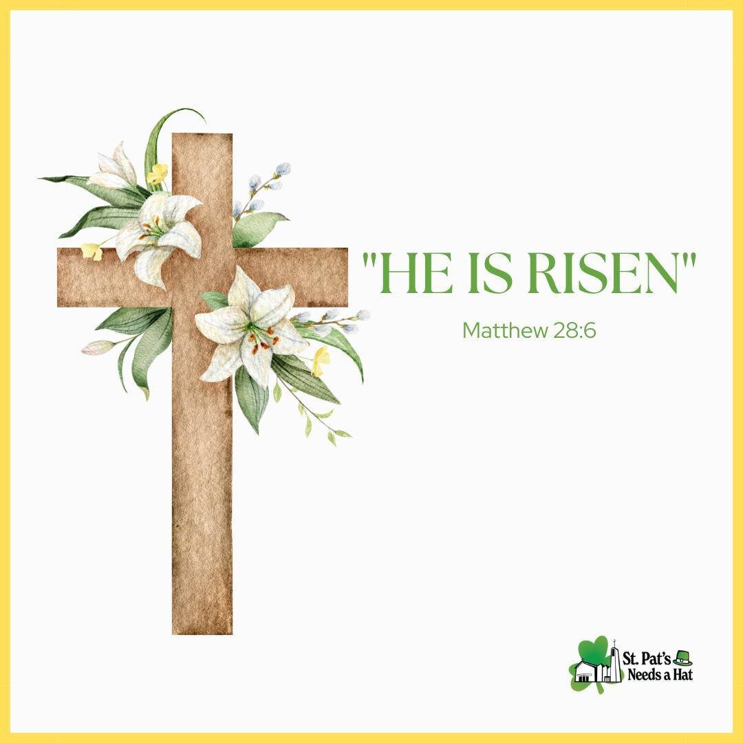 May this day be full of hope and light. Happy Easter.

If you would like to let someone know you are thinking of them on Easter, please consider making a donation in their name and sending an e-card from St. Pat's. They will know you are thinking of 