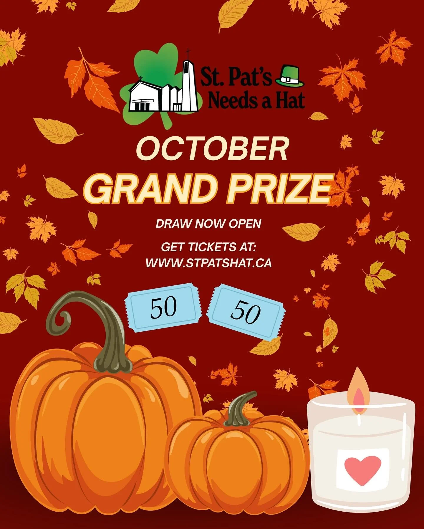 Our October draw is LIVE!! 🎃🍂🍁

Please follow the link in our bio to visit our website to purchase your tickets and remember the more tickets you buy, the better the deal:

5 tickets for $10
30 tickets for $20
200 tickets for $50
450 tickets for $