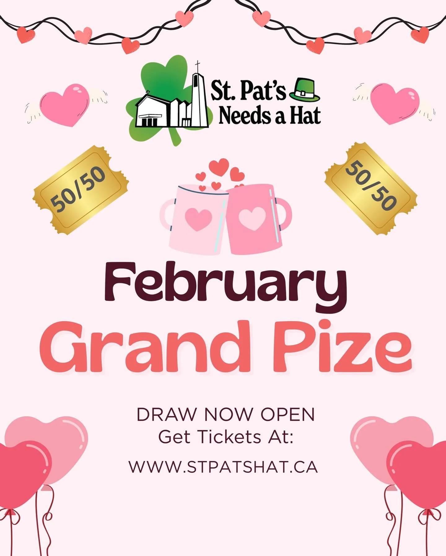 Our FEBRUARY draw is LIVE!! 🩷🩷🩷

Please follow the link in our bio to visit our website to purchase your tickets and remember the more tickets you buy, the better the deal:

5 tickets for $10
30 tickets for $20
200 tickets for $50
450 tickets for 