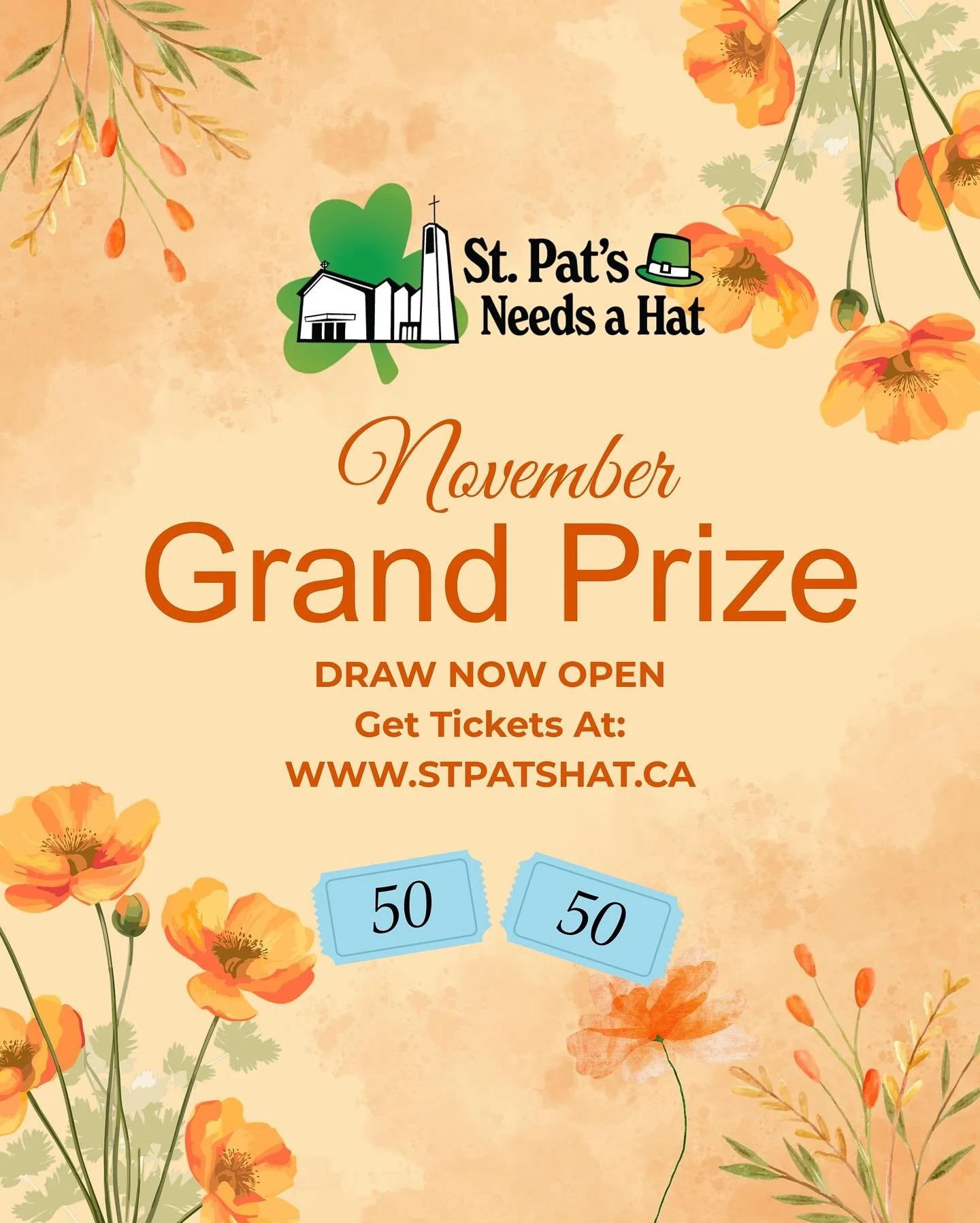 Our NOVEMBER draw is LIVE!! 🍂

Please follow the link in our bio to visit our website to purchase your tickets and remember the more tickets you buy, the better the deal:

5 tickets for $10
30 tickets for $20
200 tickets for $50
450 tickets for $75

