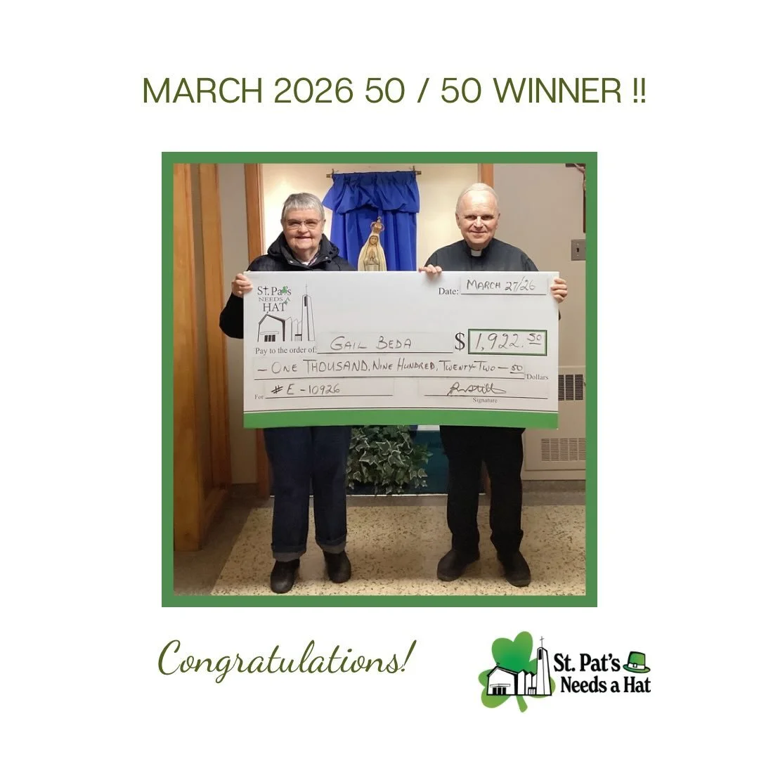 Congratulations to Gail Beda , winner of our March 2026 Grand Prize Draw!! The balance of funds raised in these draws will be used to help pay for the repairs the Cathedral roof. We are grateful to everyone who participates in our draws. Thank you!

