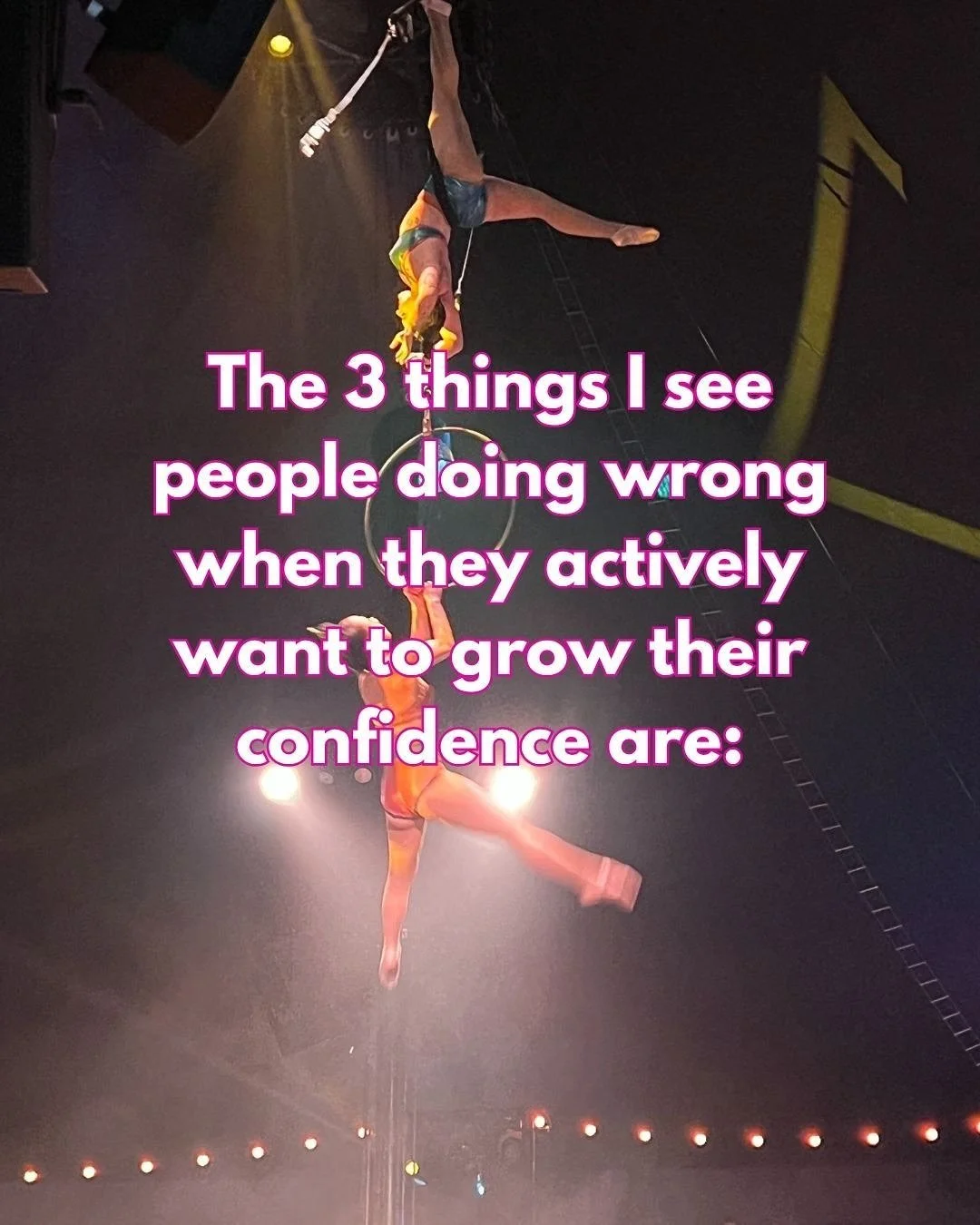 The 3 things I see people doing wrong when they actively want to grow their confidence are:

Having the thought &ldquo;I&rsquo;ll do X when I feel confident&rdquo; - it&rsquo;s doing X that grow the confidence.
Thinking giant leaps are the only steps
