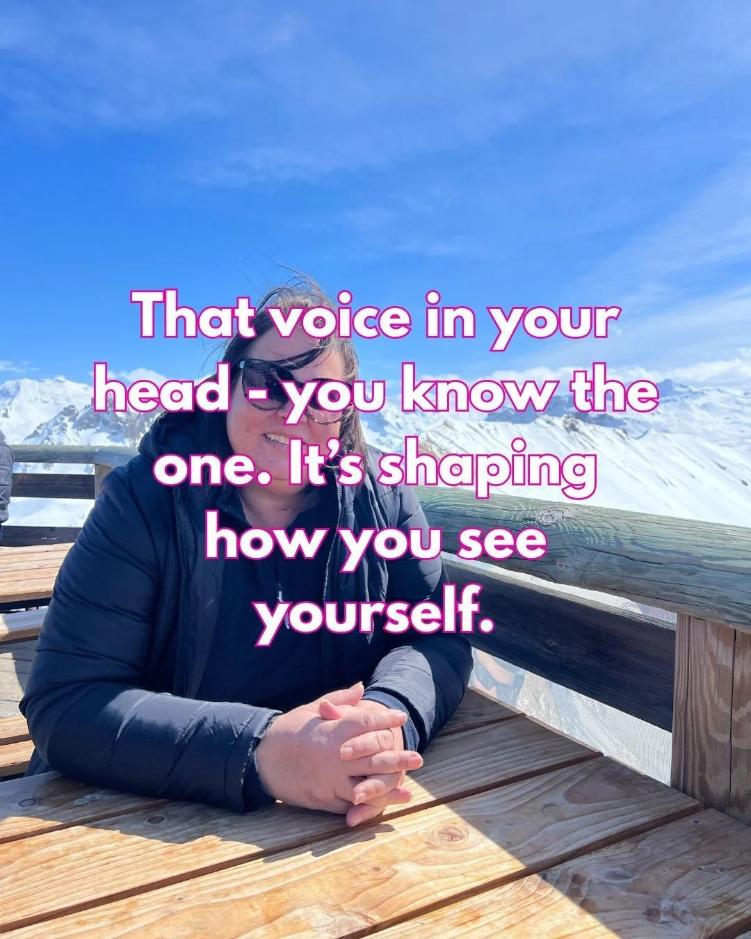 That voice in your head? You know the one - it&rsquo;s shaping how you see yourself. 

I used to say things to myself, I&rsquo;d never say to anyone else. And it definitely influenced how I saw myself. 

Once I caught it, and changed it, everything s