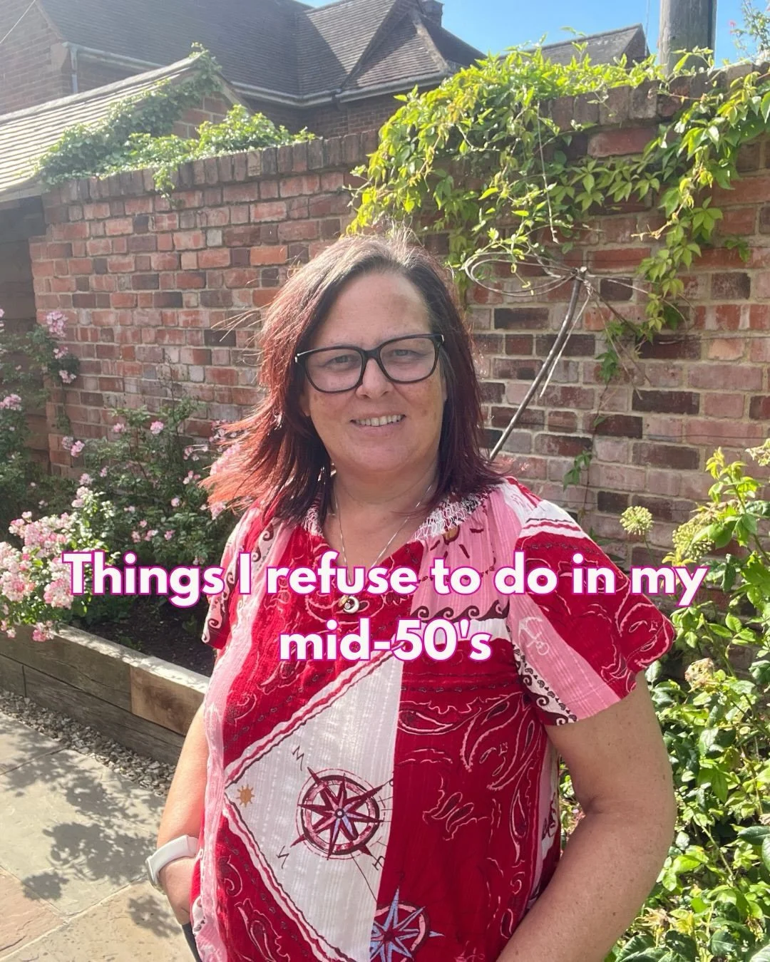 Things I refuse to do in my mid 50&rsquo;s - there&rsquo;s probably more1

What would you add?

Inspired by @fearnecotton post 25th April