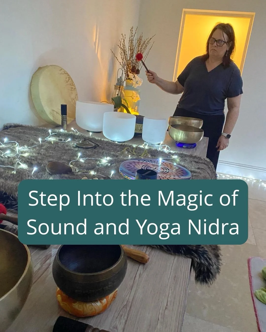 Step into the Magic of Sound and Yoga Nidra

Close your eyes, breathe and let the sound do it&rsquo;s thing!

Leave feeling rested, restored and ready for the week to come. 

Join us 18th October - link is in my bio or drop the word sound in the comm