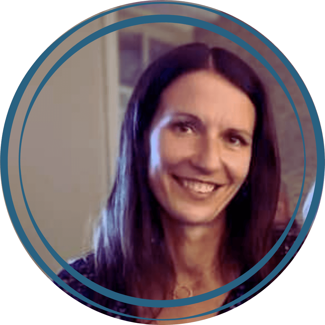 A lady with long brown hair