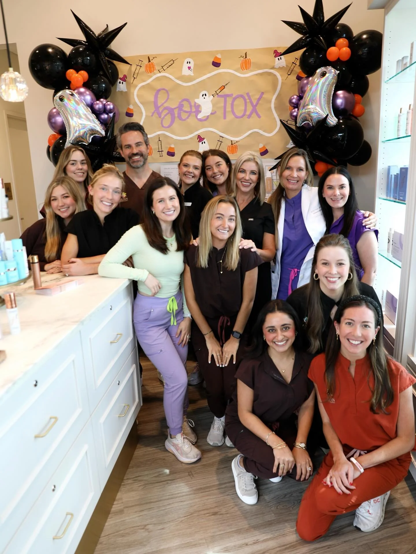 We had a spoooktacular time with you at bOoTox yesterday! 🎃👻💉Thank you to everyone who stopped by and for all of our boo-tiful pop ups! @juliabcollection @deliciouslymarket @thesparkcollection.bham @dimplesbhm @domestiquecoffee &amp; @getglamwithc