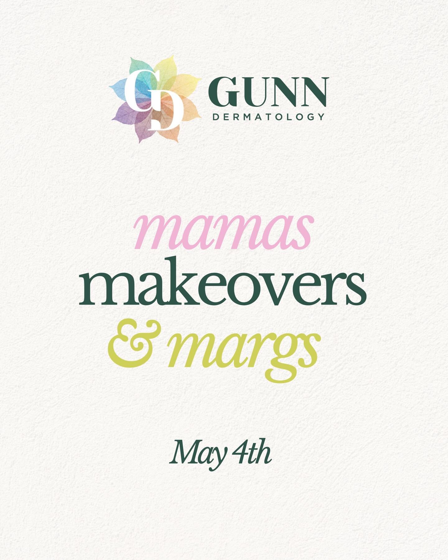 🌸🍋&zwj;🟩💉You&rsquo;re invited to Mamas, Makeovers &amp; Margs on May 4th! 

Treat yourself (or the mama in your life) to a day of glam &amp; relaxation including injectables, Mom + 1 Sauna Blanket Sessions, Makeup Consults, pops up and of course 