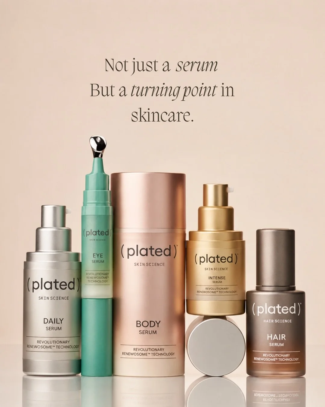 Meet @platedskinscience, now available at Gunn Dermatology!

The science is advanced, but the idea is simple by using exosomes from platelets to send signals to your skin, helping it know when it&rsquo;s time to repair and renew.

One technology. Tar