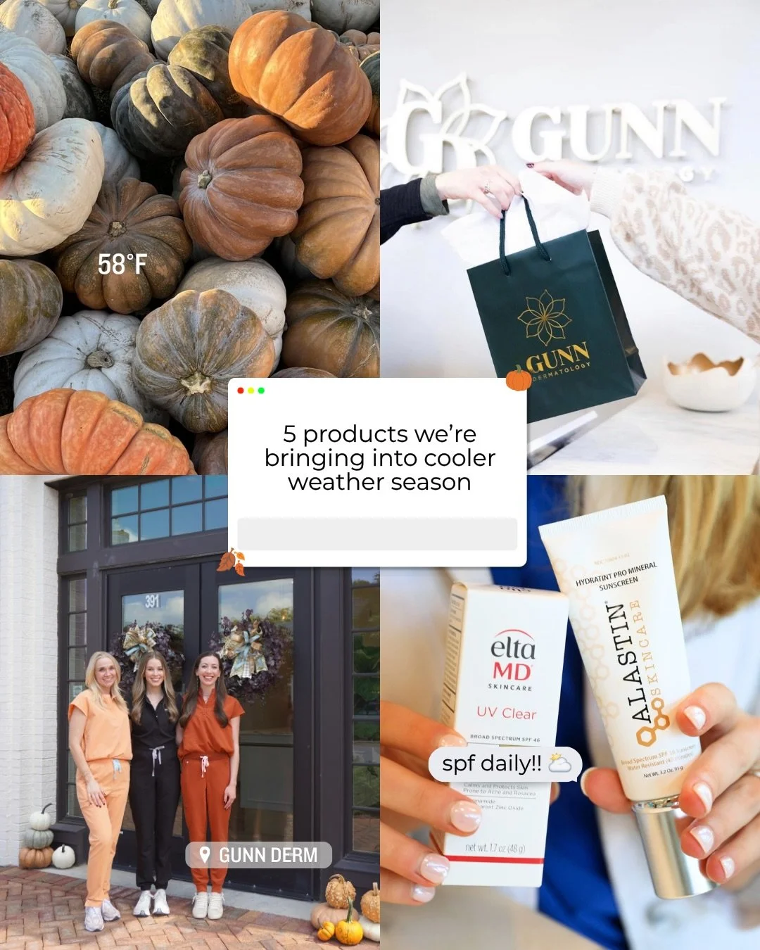 Cooler weather has finally arrived! 🍂🤎

While we&rsquo;re welcoming the crisp mornings and sweater weather, our skincare routines deserve a little seasonal refresh, too! Think richer hydration, extra nourishment, and keeping your skin healthy and r