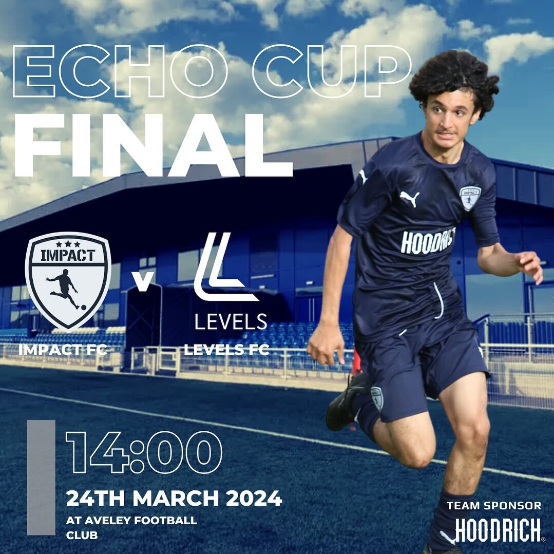 Another one! Our U15&rsquo;d have two back to back finals in March! 
@echojfl Cup vs @levelsfc 
#IMPACTFAMILY💙

U15 Sponsor: @hoodrichuk