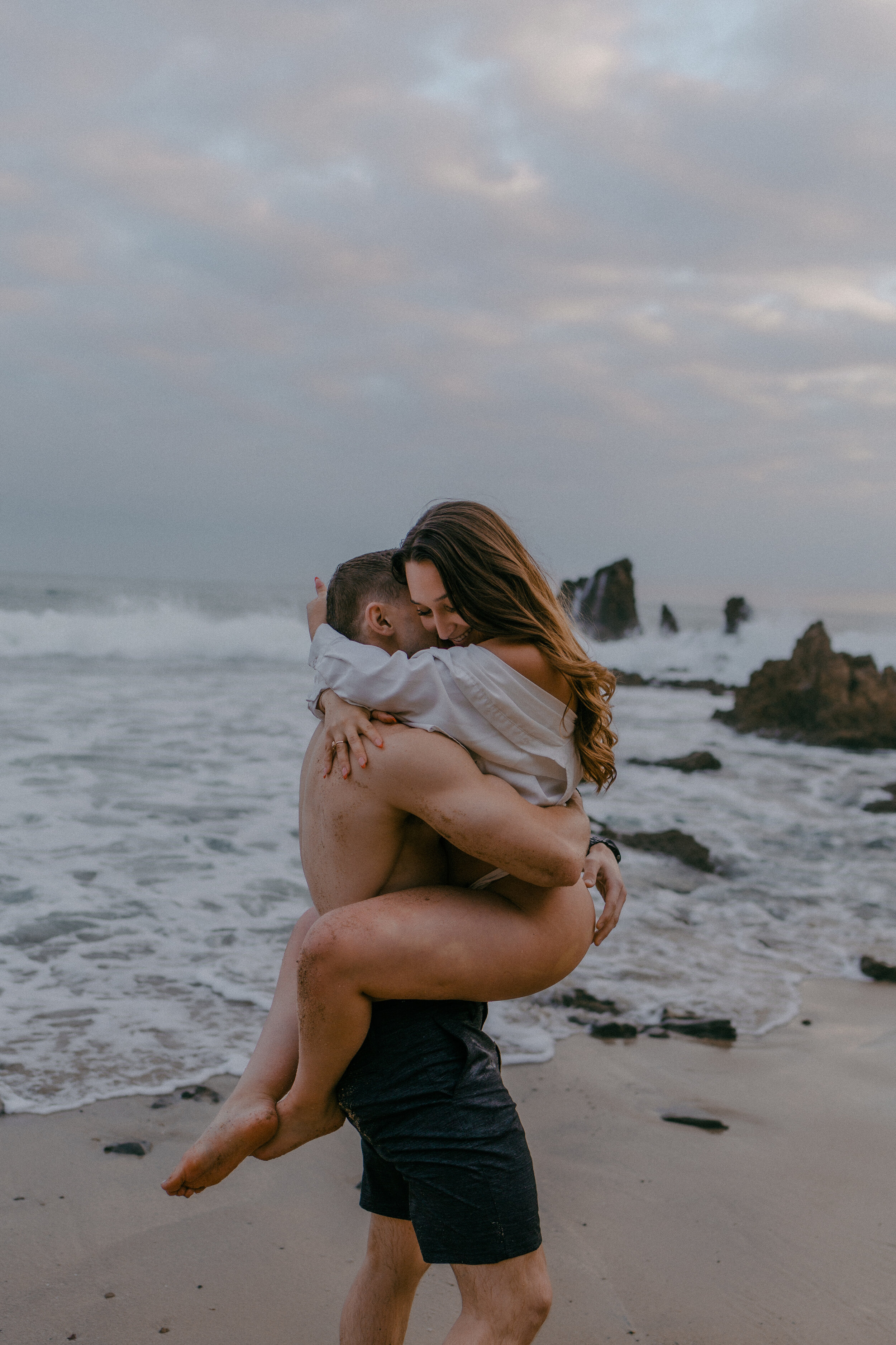 Little Corona Couple's Session in Corona del Mar, CA | E+M