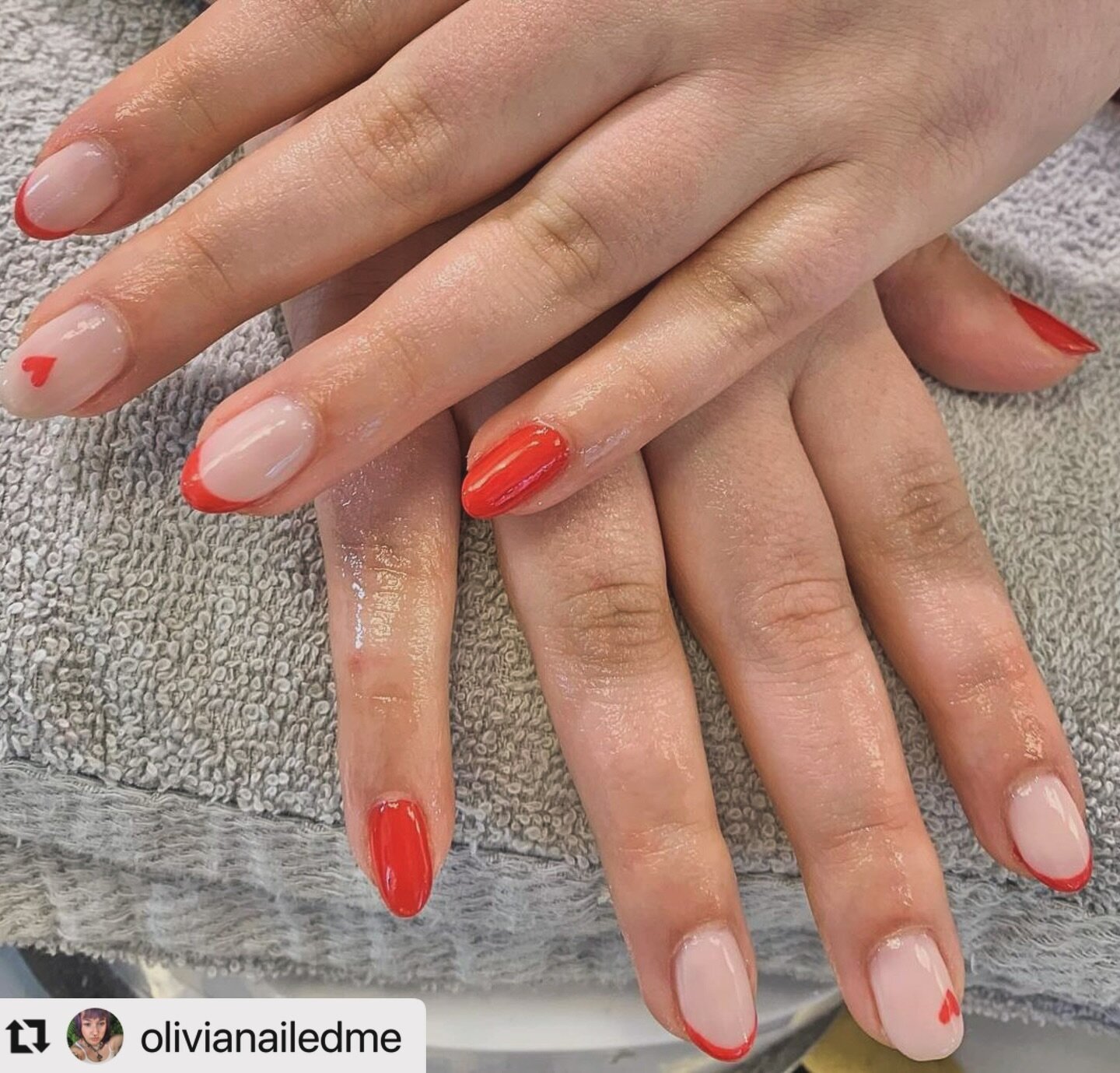 #Repost @olivianailedme with @use.repost
・・・
im living for all the Valentines day nails!!! gel manicure with level 1 art mwah mwah💋💌 @the_gelbottle_inc 

#seattle #seattleartist #seattlenailtech #nails #pnw #pnwnails #pdx #pdxnails #nailinspo #nail