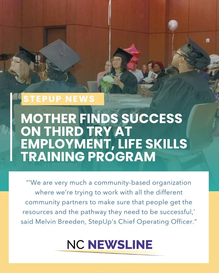 Mother finds success on third try at employment, life skills training program