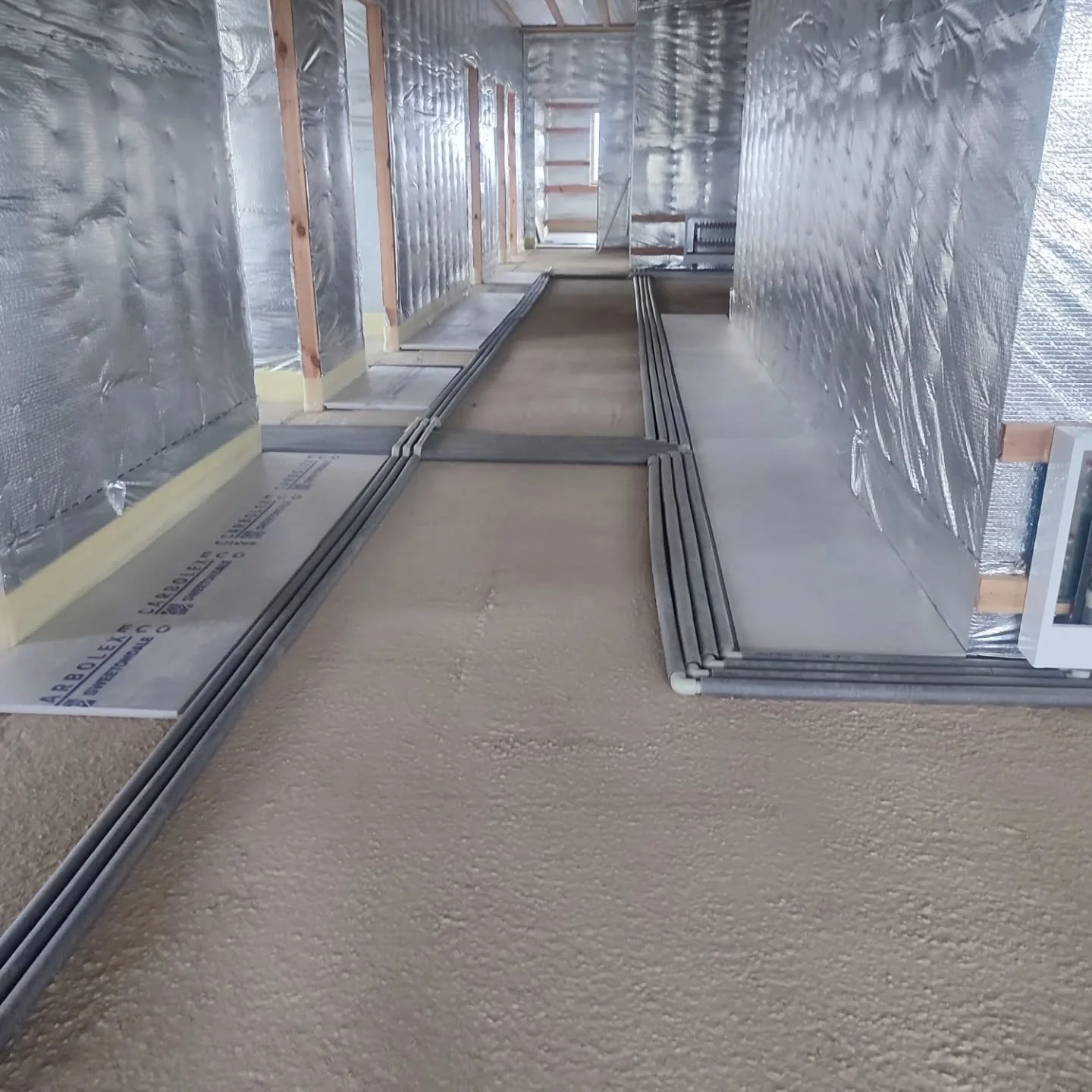 Stuff happening at #BlossomCottage. Plumbing and part of the heating system. #ukraineorphans #ukraineadoption