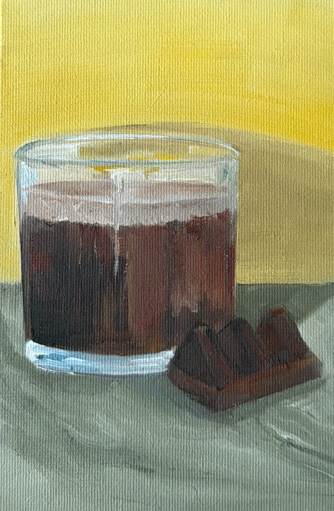 62-Carajillo (SOLD)
-6x4" Oil on Canvas 