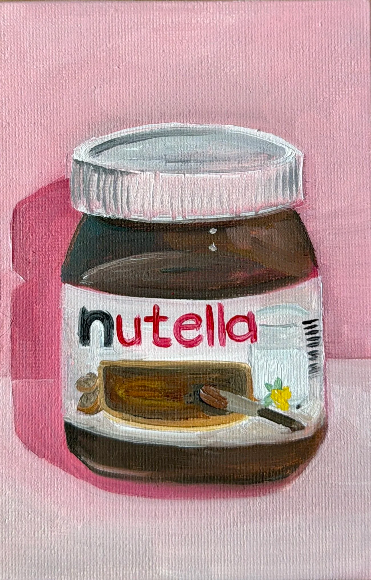 89-Nutella
-6x4" Oil on Canvas $77