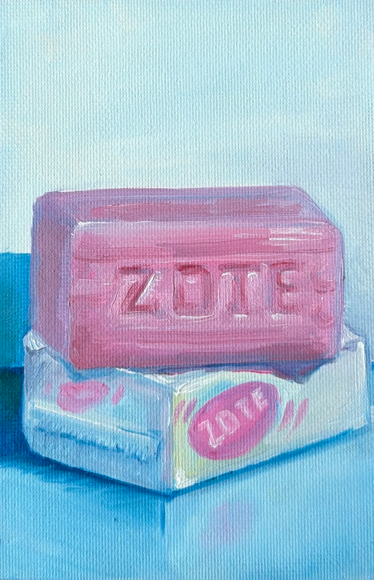 95-Jabon Zote
-6x4" Oil on Canvas $77