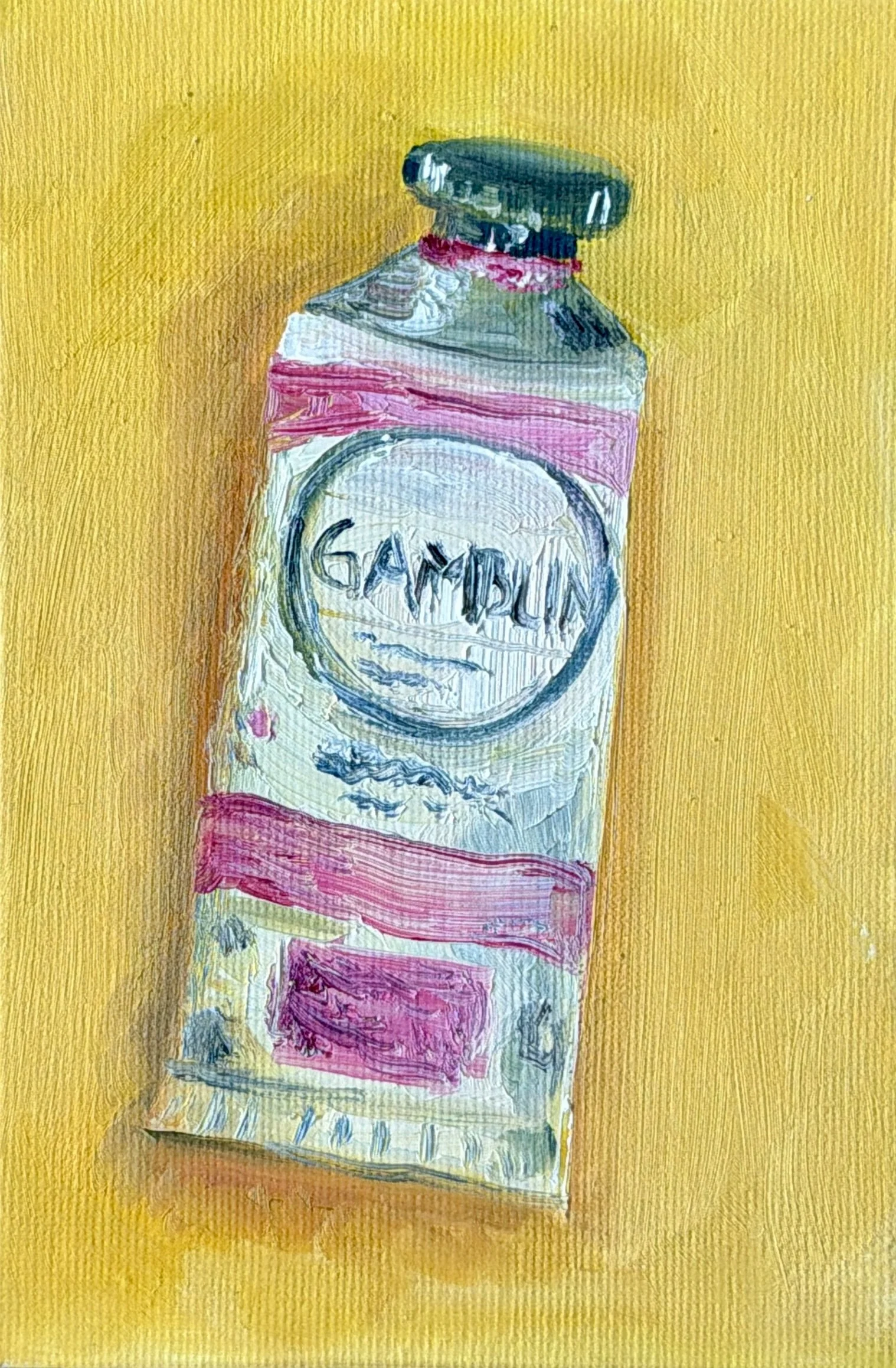 27-Light Pink Paint Tube
-6x4" Oil on Canvas $77