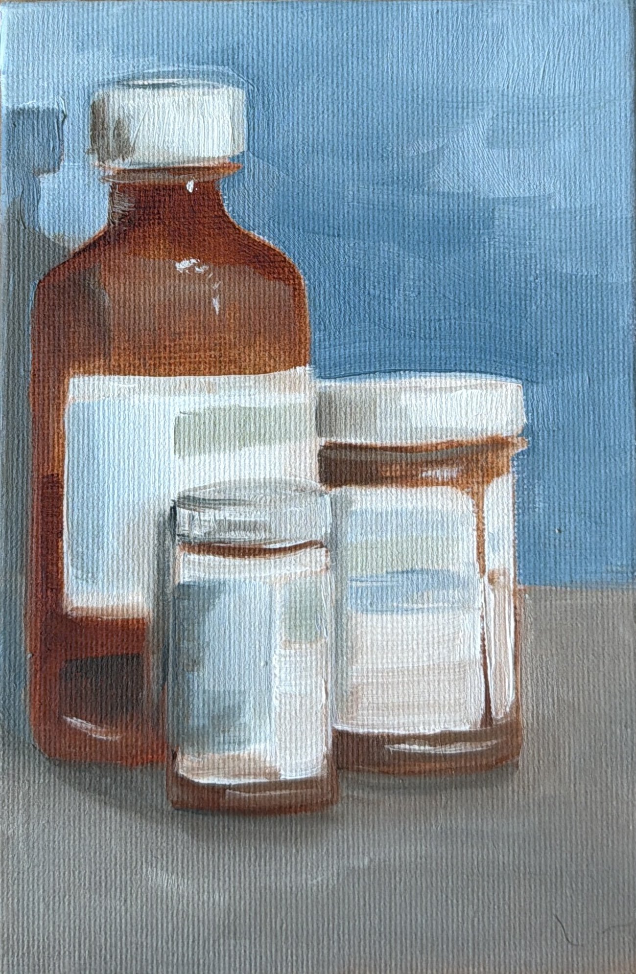 61-Medicines
-6x4" Oil on Canvas $77