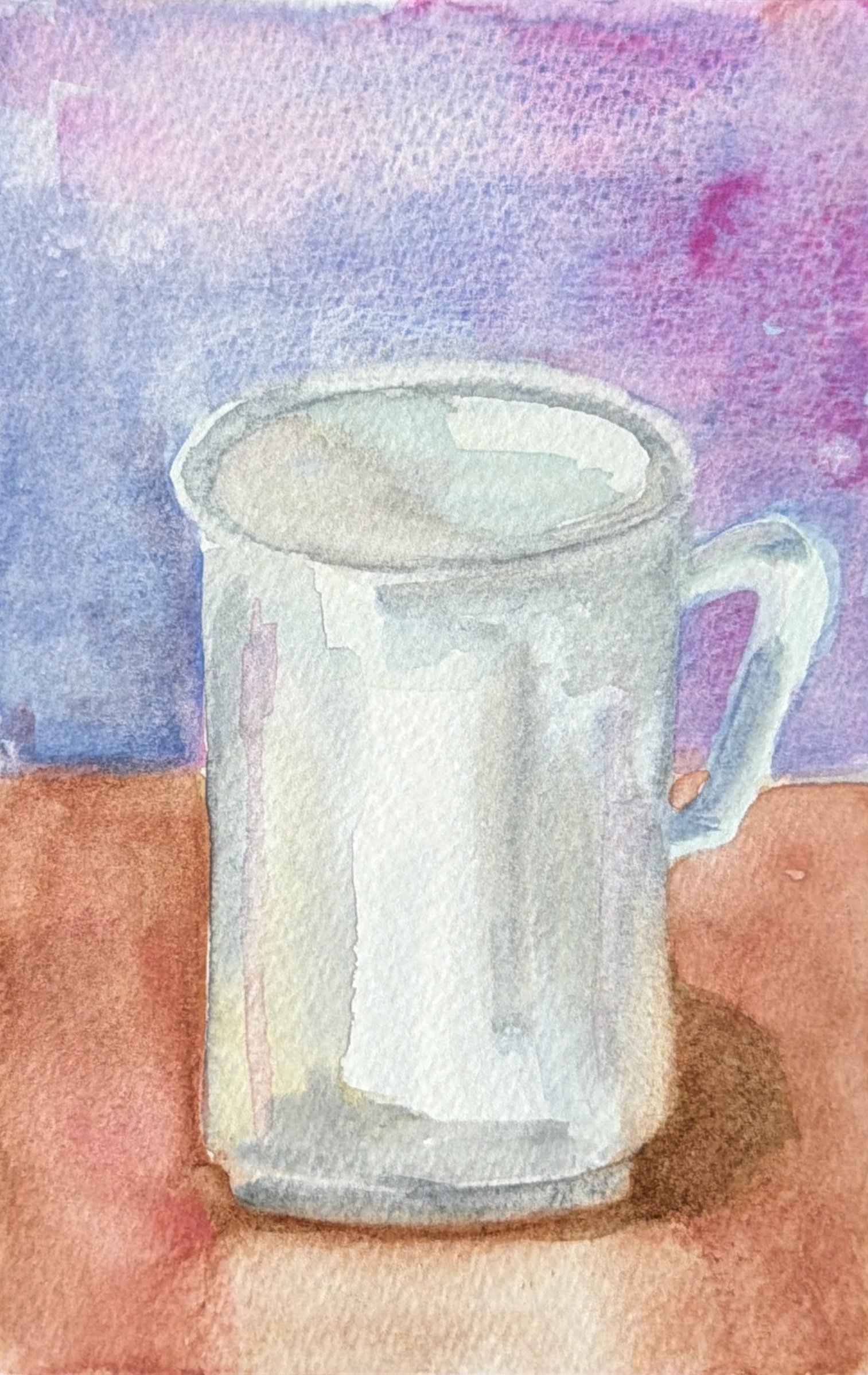 Hotel Room Cup 
-6x4" Watercolor on Paper $77
