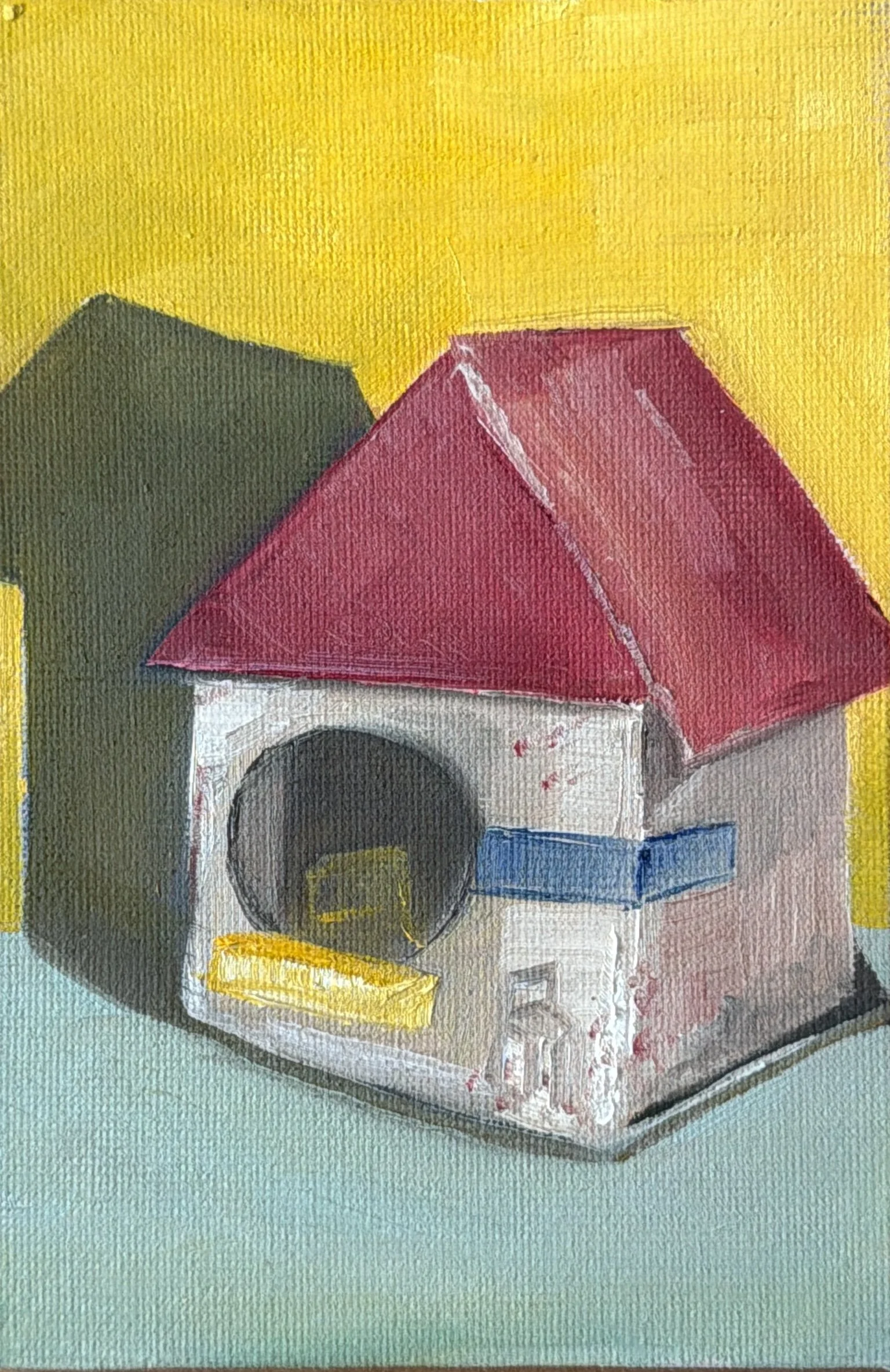 58-Bird House
-6x4" Oil on Canvas $77