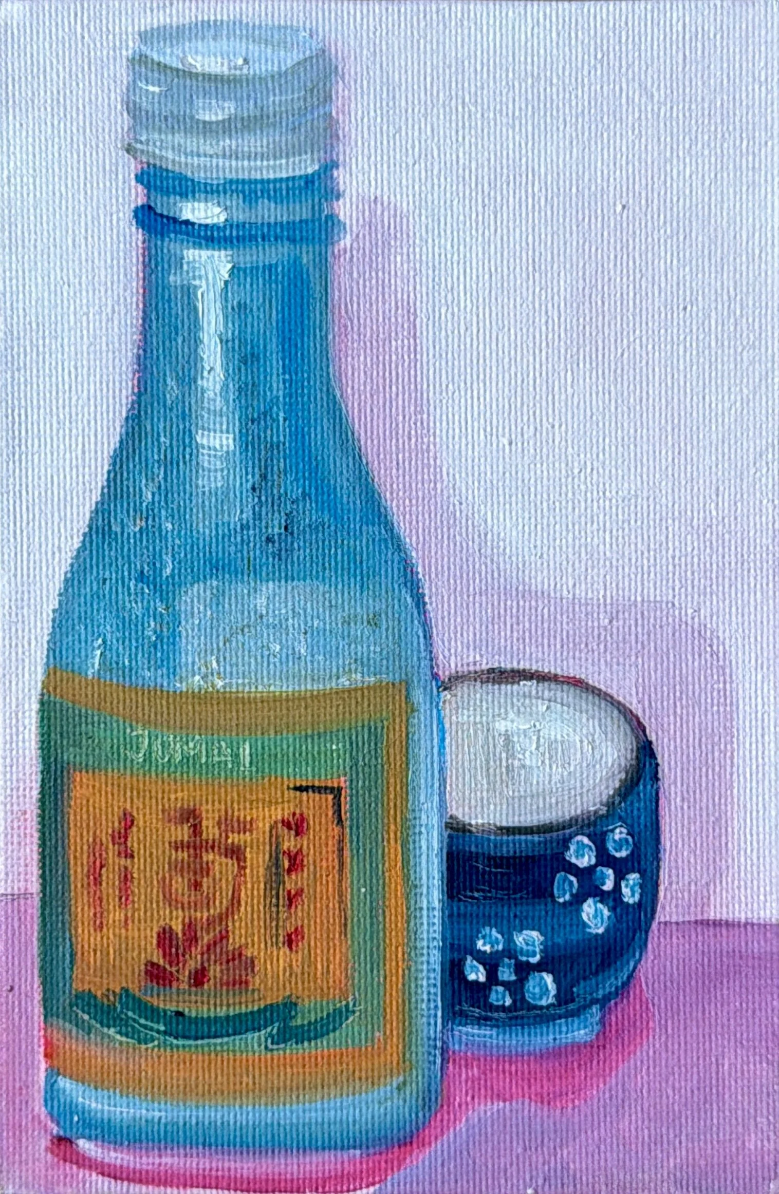 42-Sake
-6x4" Oil on Canvas $77