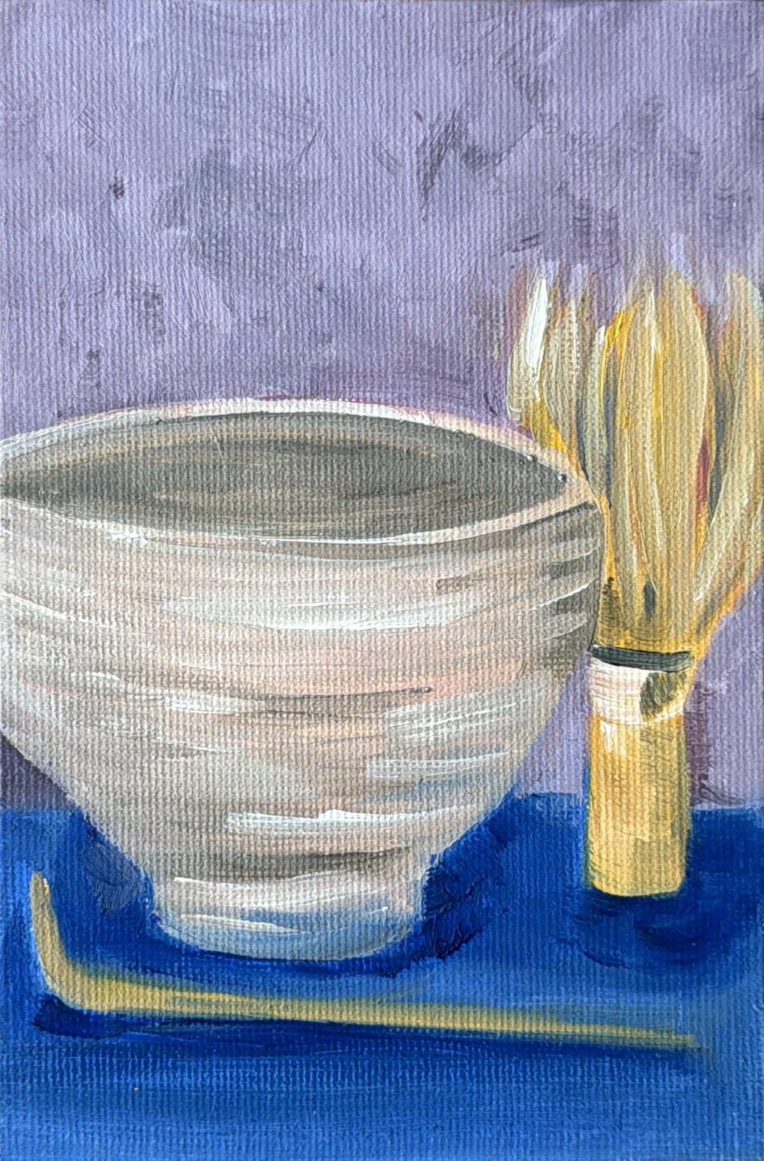14-Matcha Kit
-6x4" Oil on Canvas $77