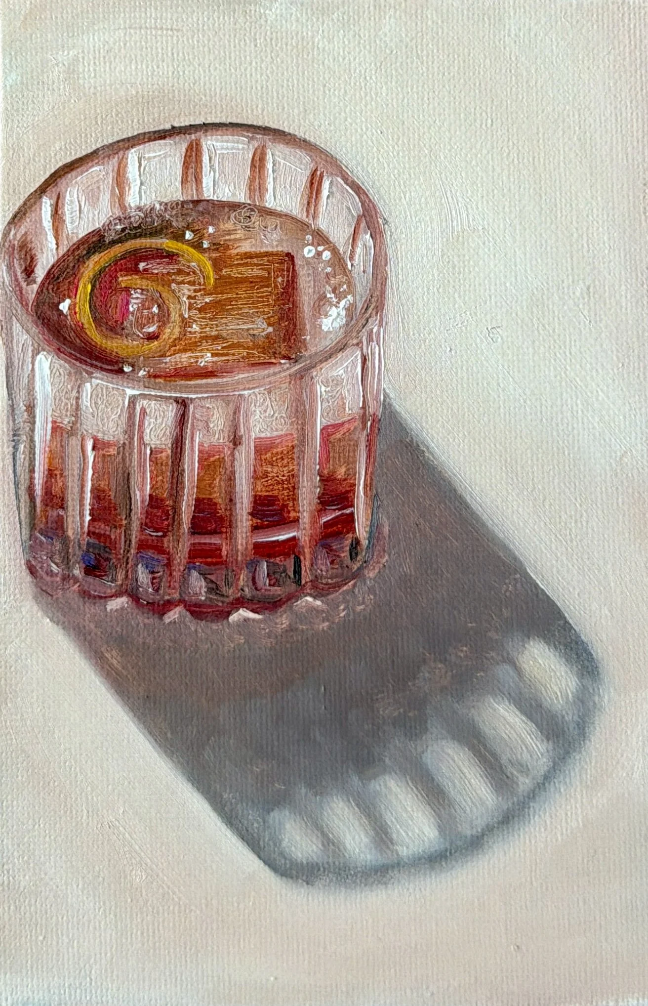 97-Negroni (SOLD)
-6x4" Oil on Canvas