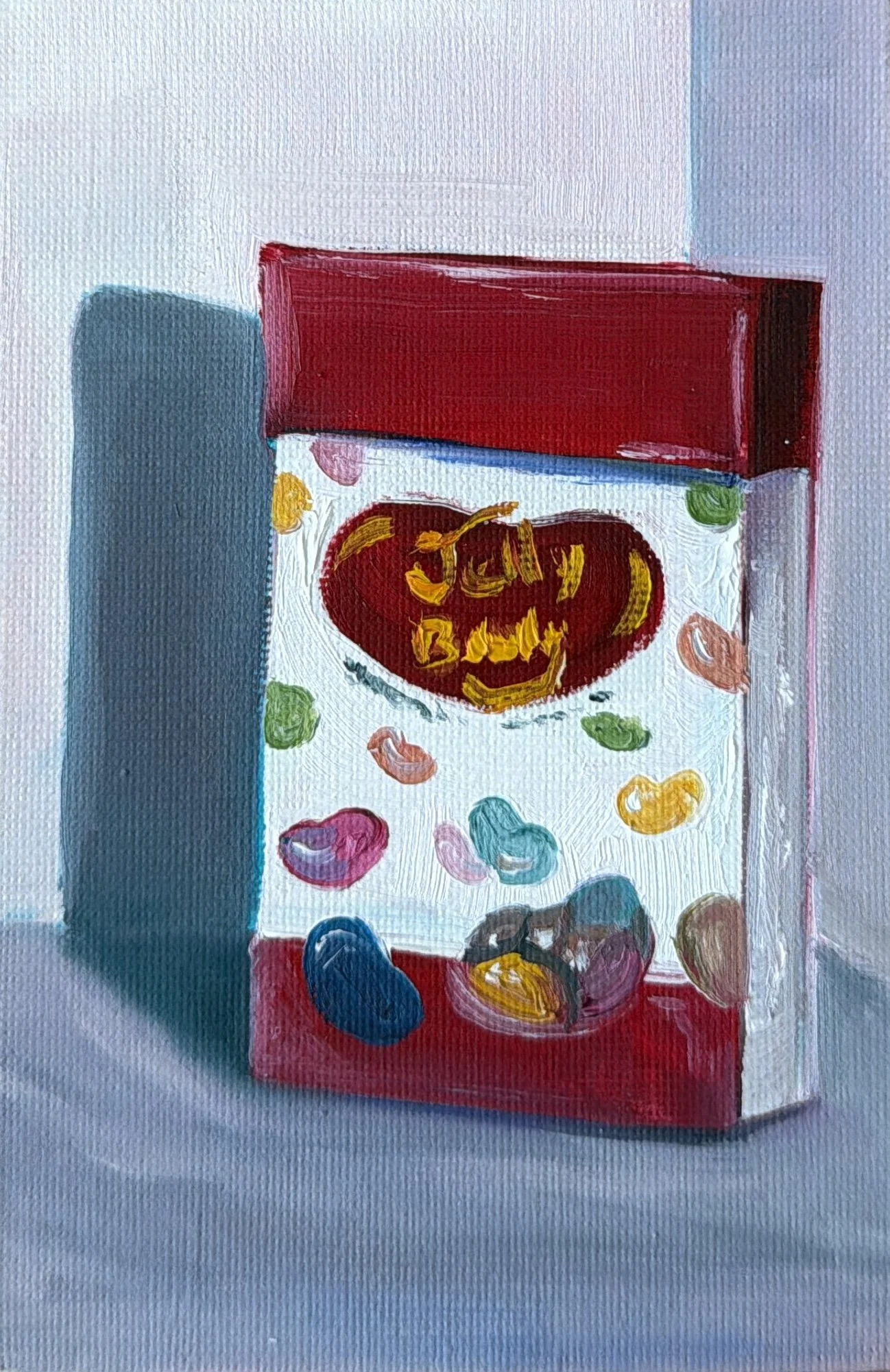 69-Jelly  Beans
-6x4" Oil on Canvas $77