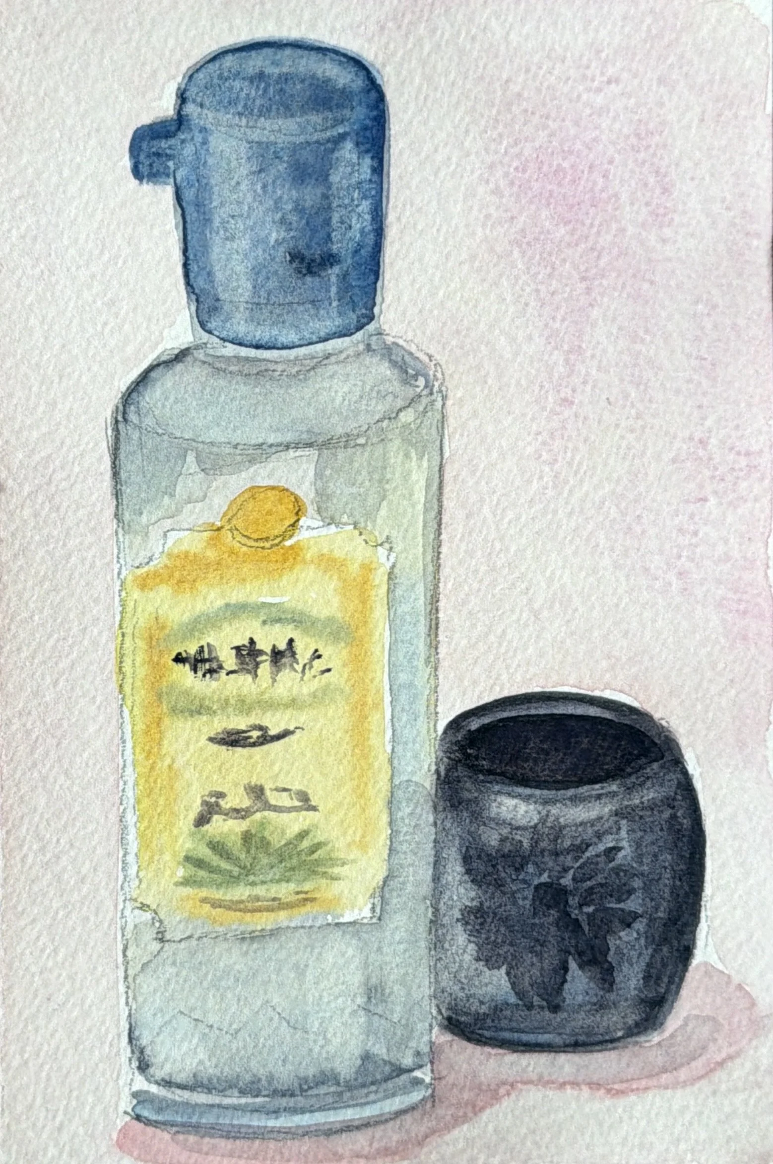 33-Tequila 
6x4" Watercolor on Paper $77