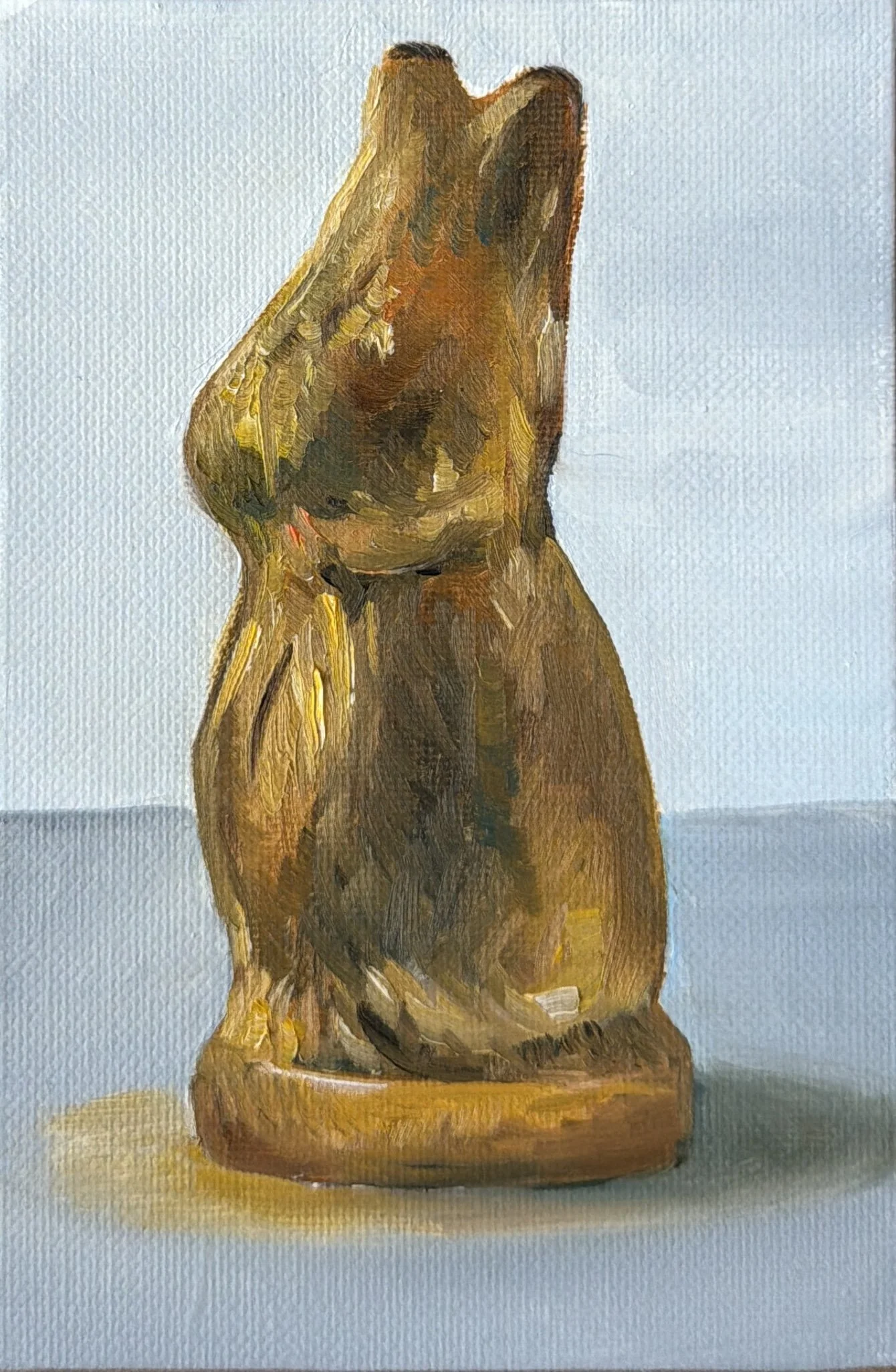 98-Conejito Turin
-6x4" Oil on Canvas $77