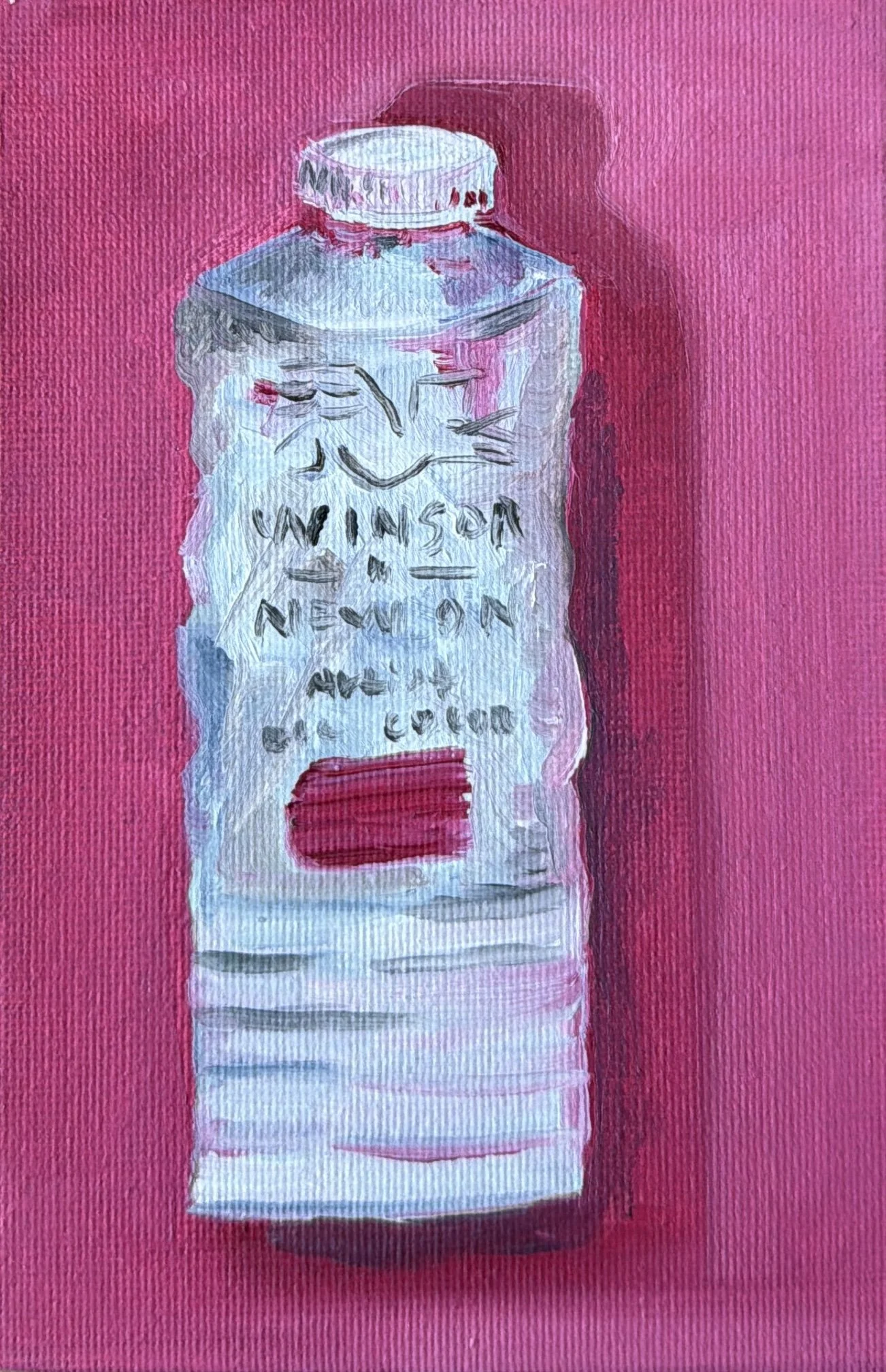 82-Magenta Paint Tube (SOLD)
-6x4" Oil on Canvas 