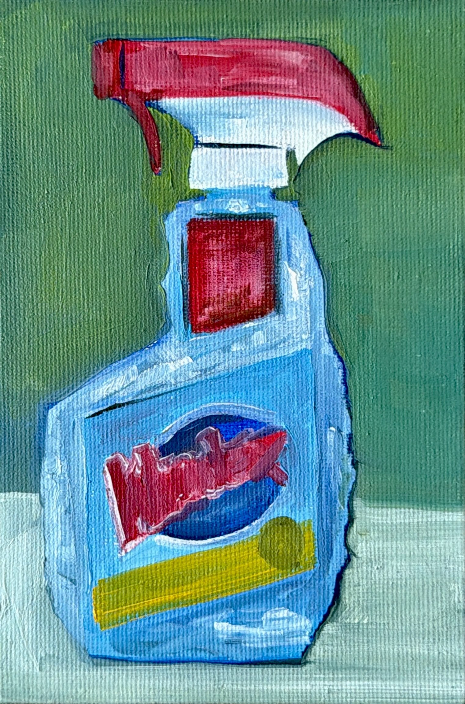 30-Windex
-6x4" Oil on Canvas $77