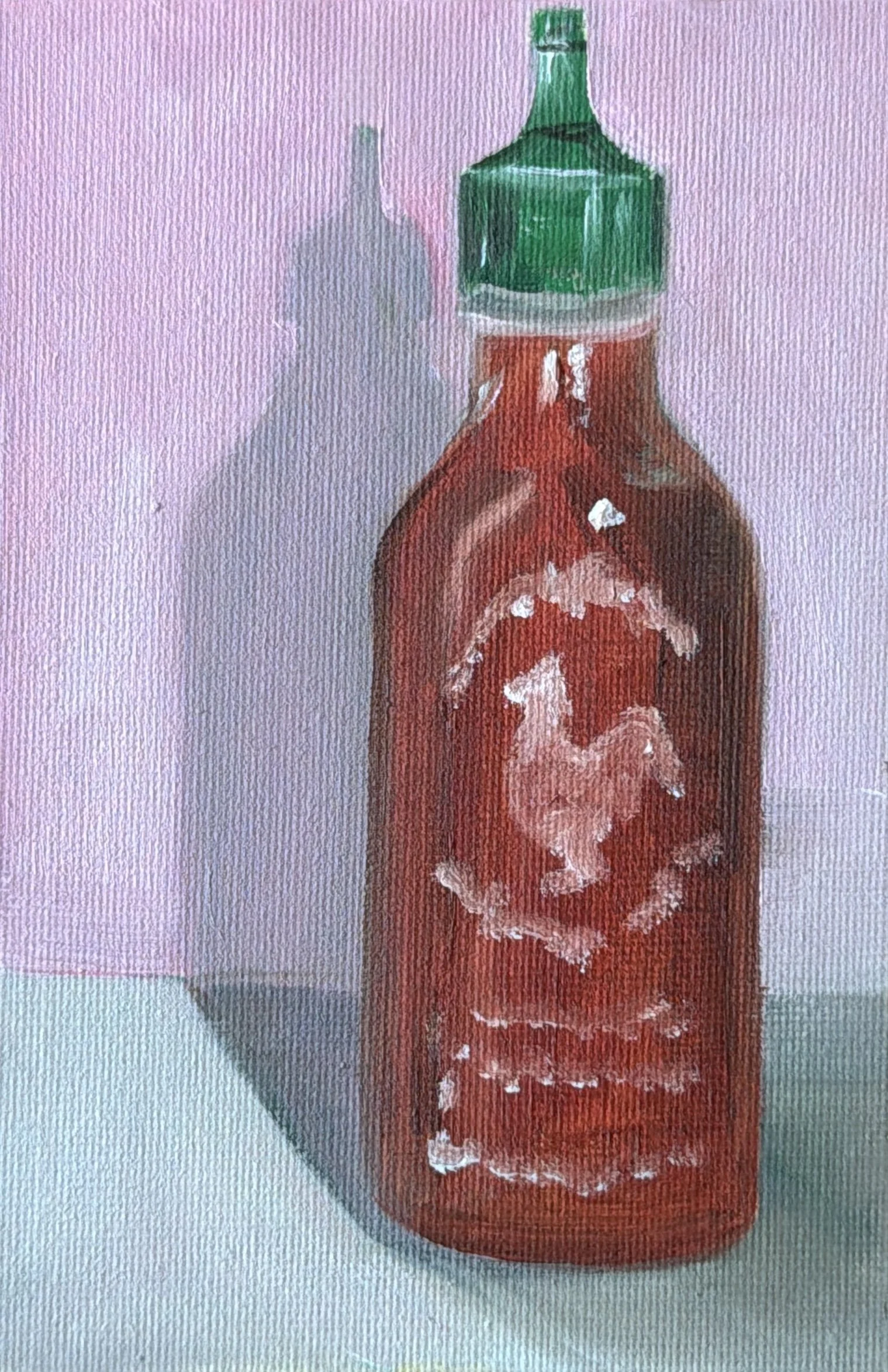 60-Siracha (SOLD)
-6x4" Oil on Canvas 
