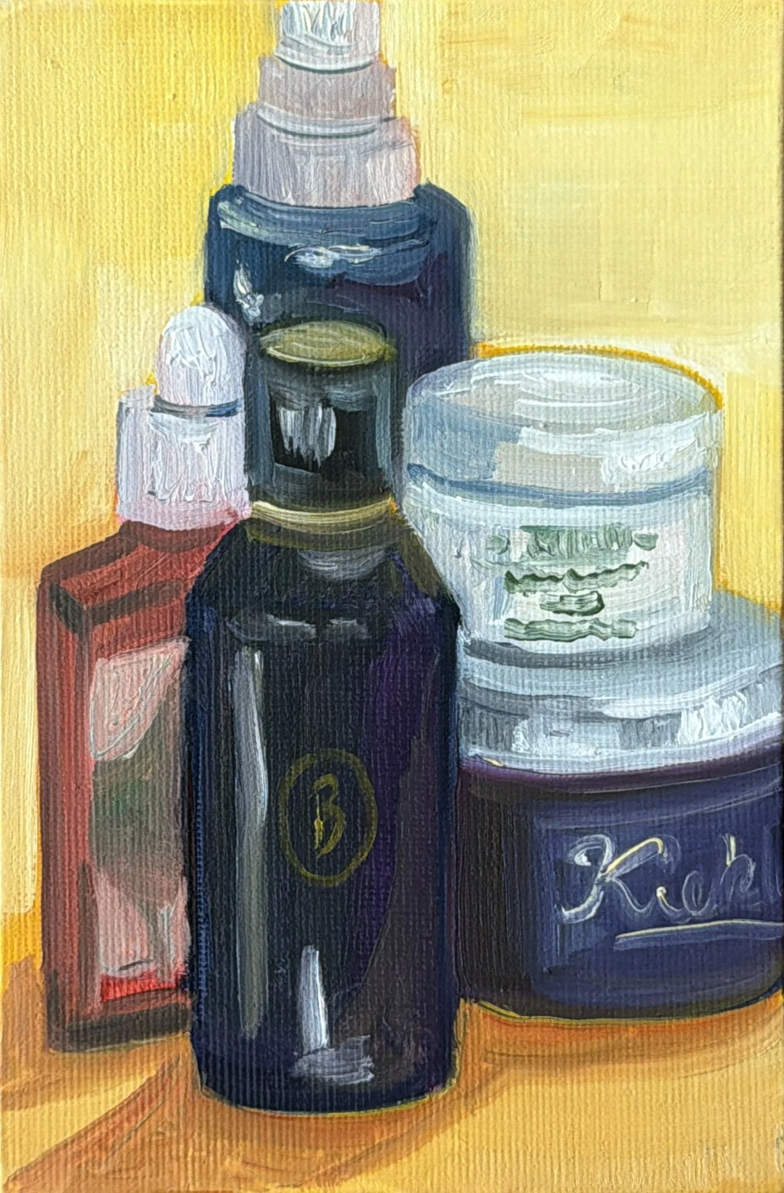 43-Skin Care Routine
-6x4" Oil on Canvas $77