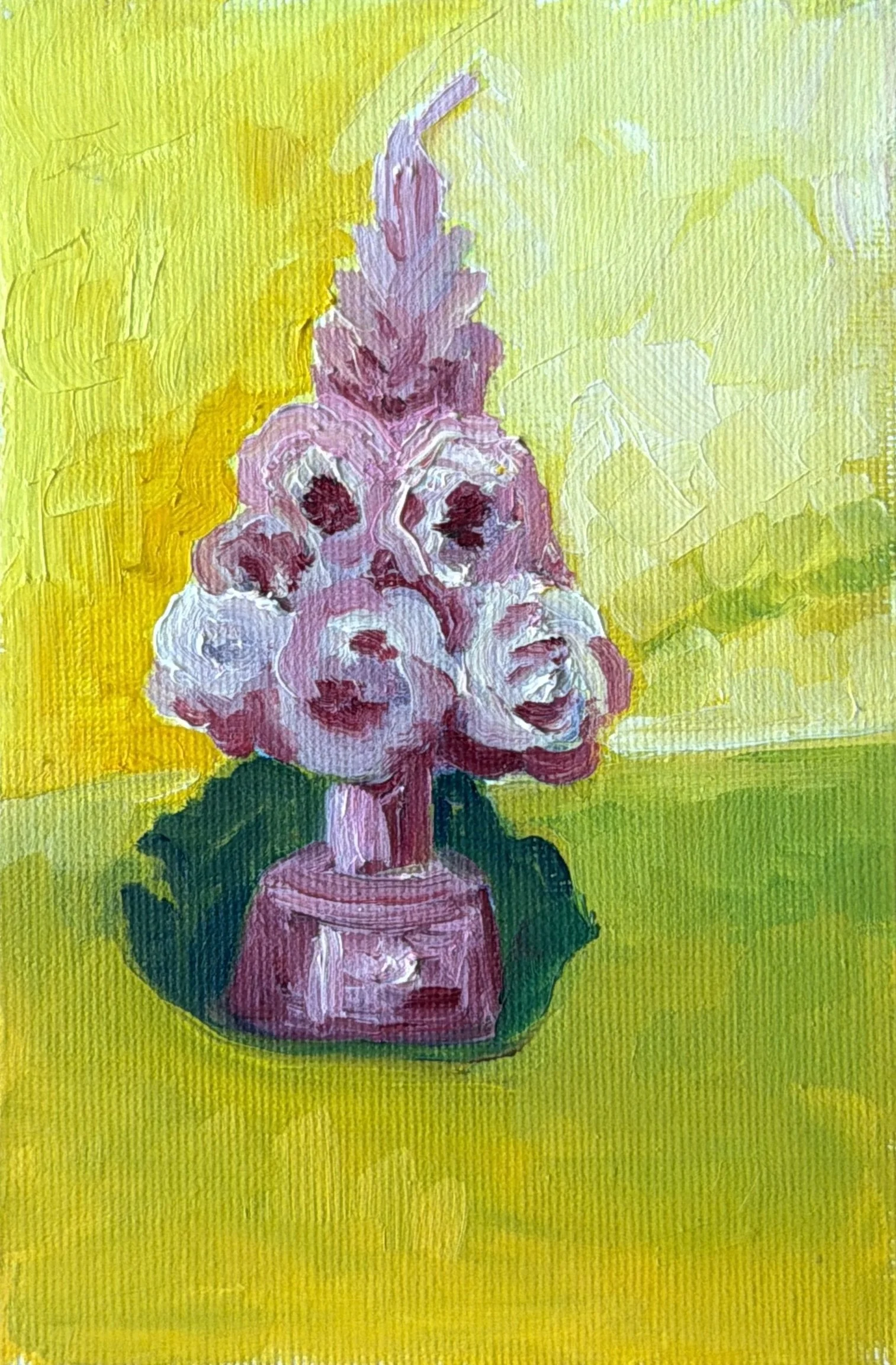 9-Artisan Candle
-6x4" Oil on Canvas $77