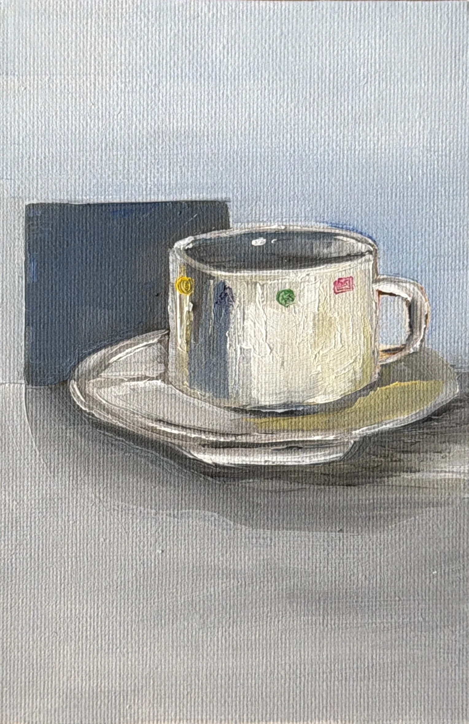56-Diferenza Cup
-6x4" Oil on Canvas $77