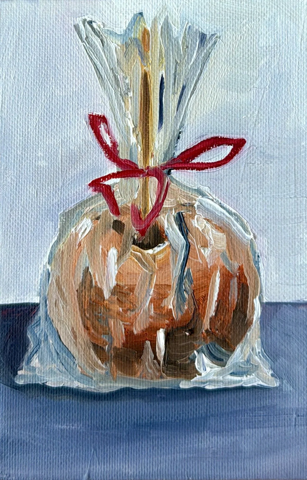 84-Caramel Apple
-6x4" Oil on Canvas $77