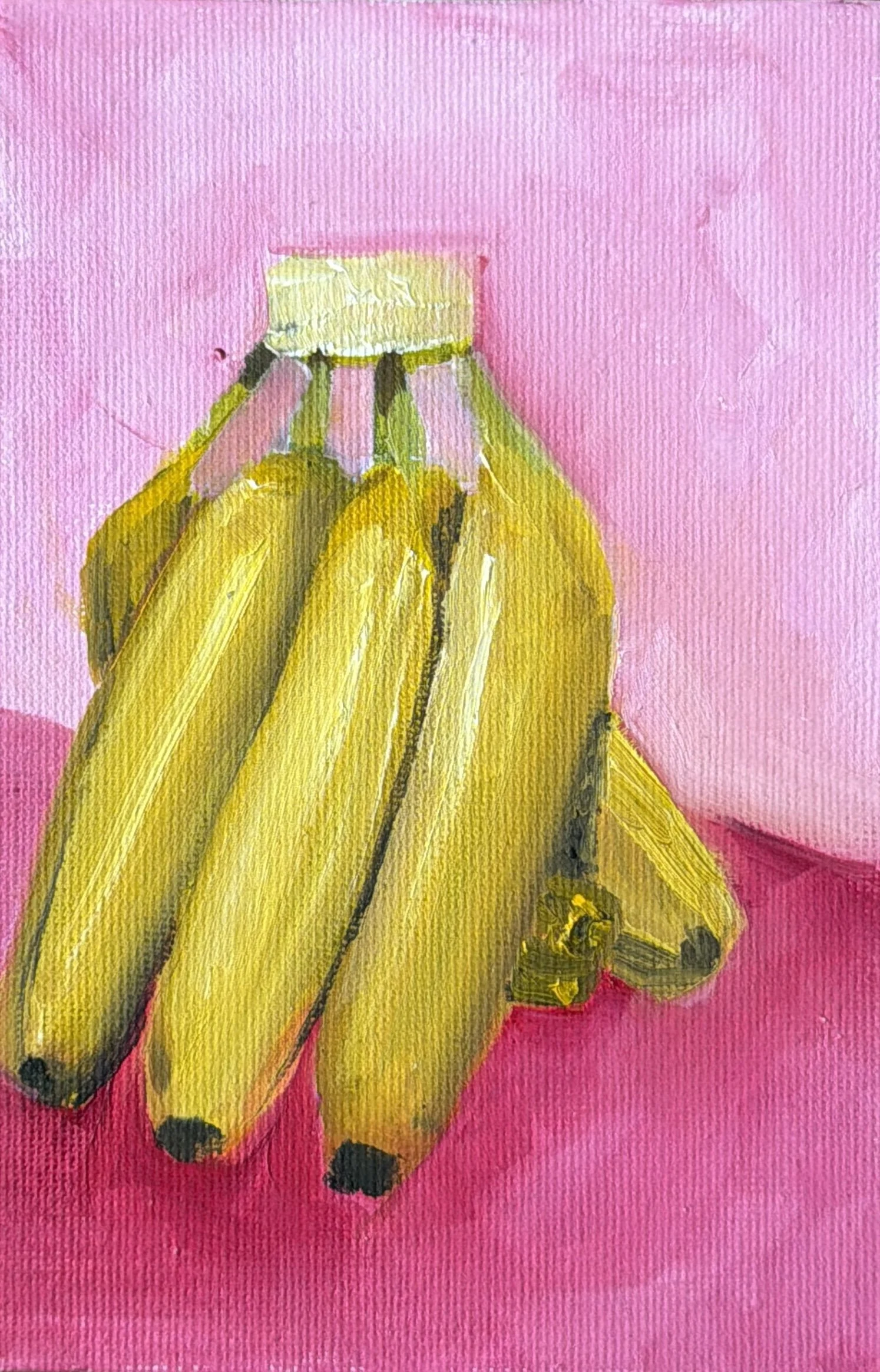 19-Bananas
-6x4" Oil on Canvas $77