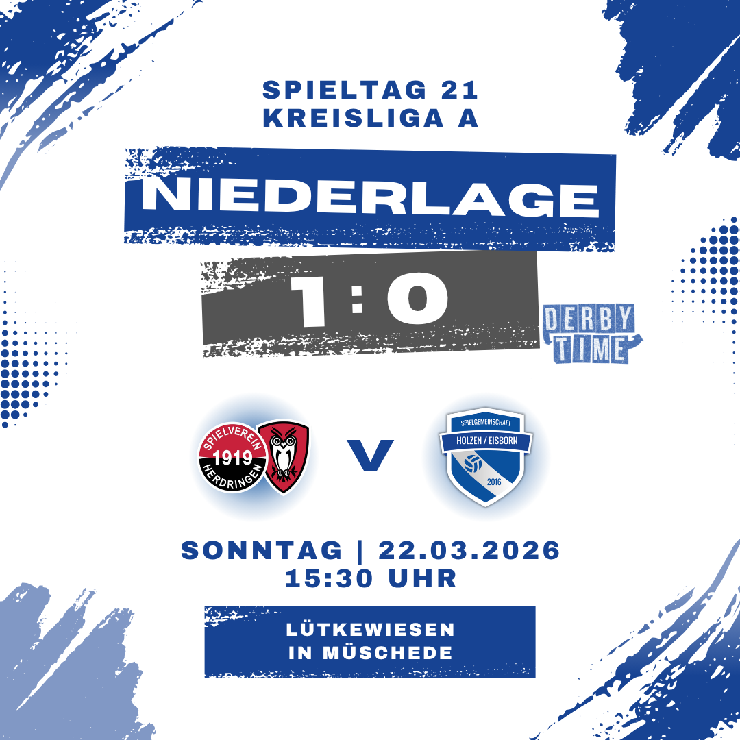 Dämpfer im Derby - SG verliert ereignisarmes Duell