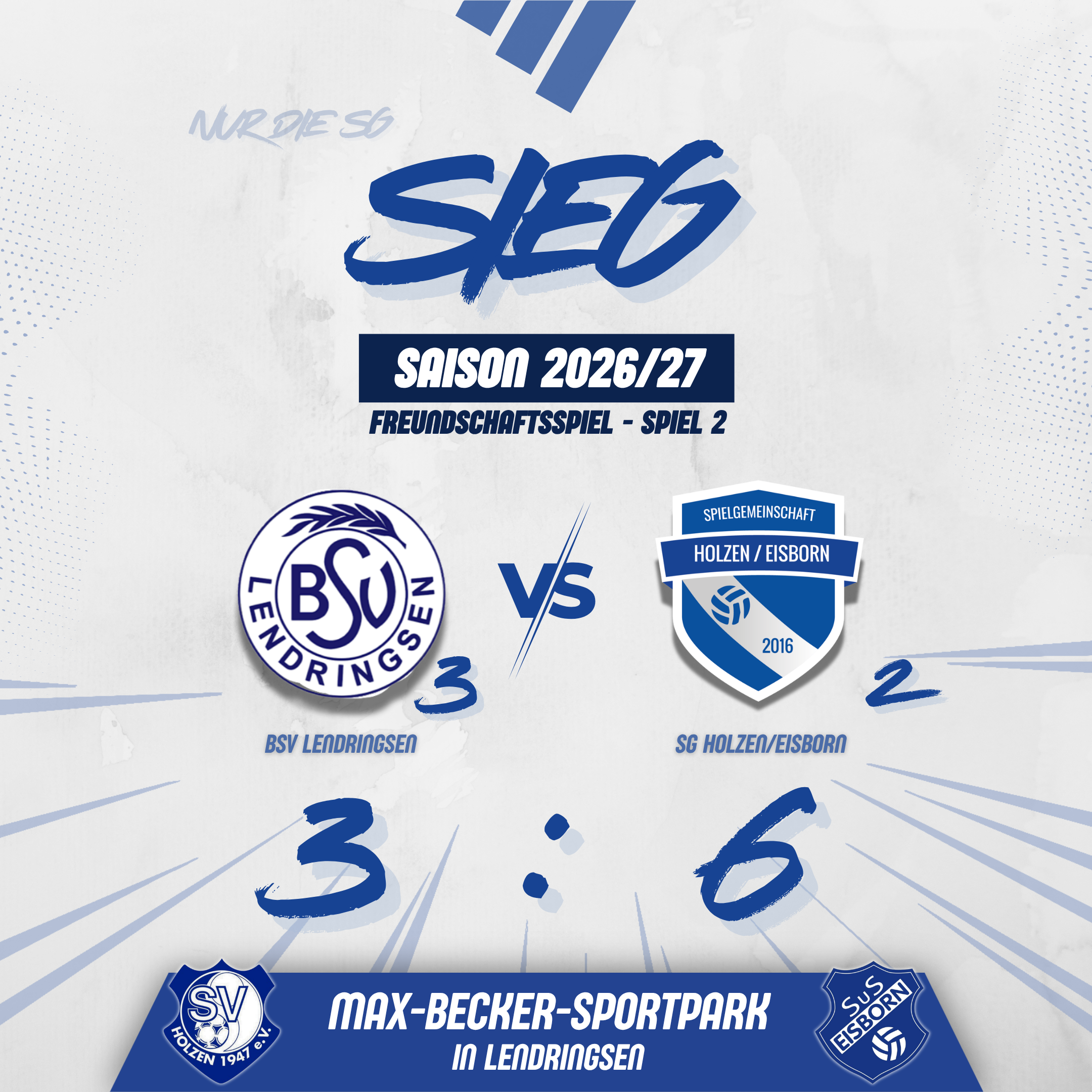 Zweite legt in der Vorbereitung nach und gewinnt deutlich mit 6:3