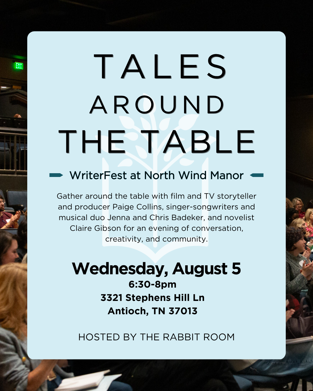 Tales Around the Table: WriterFest at North Wind Manor