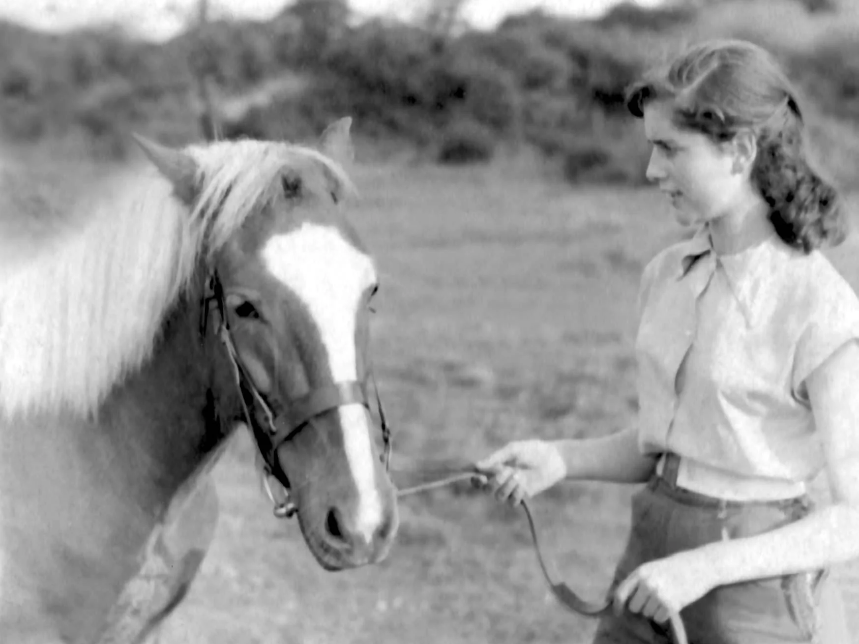 Nanna as a young girl, taken by photographer
