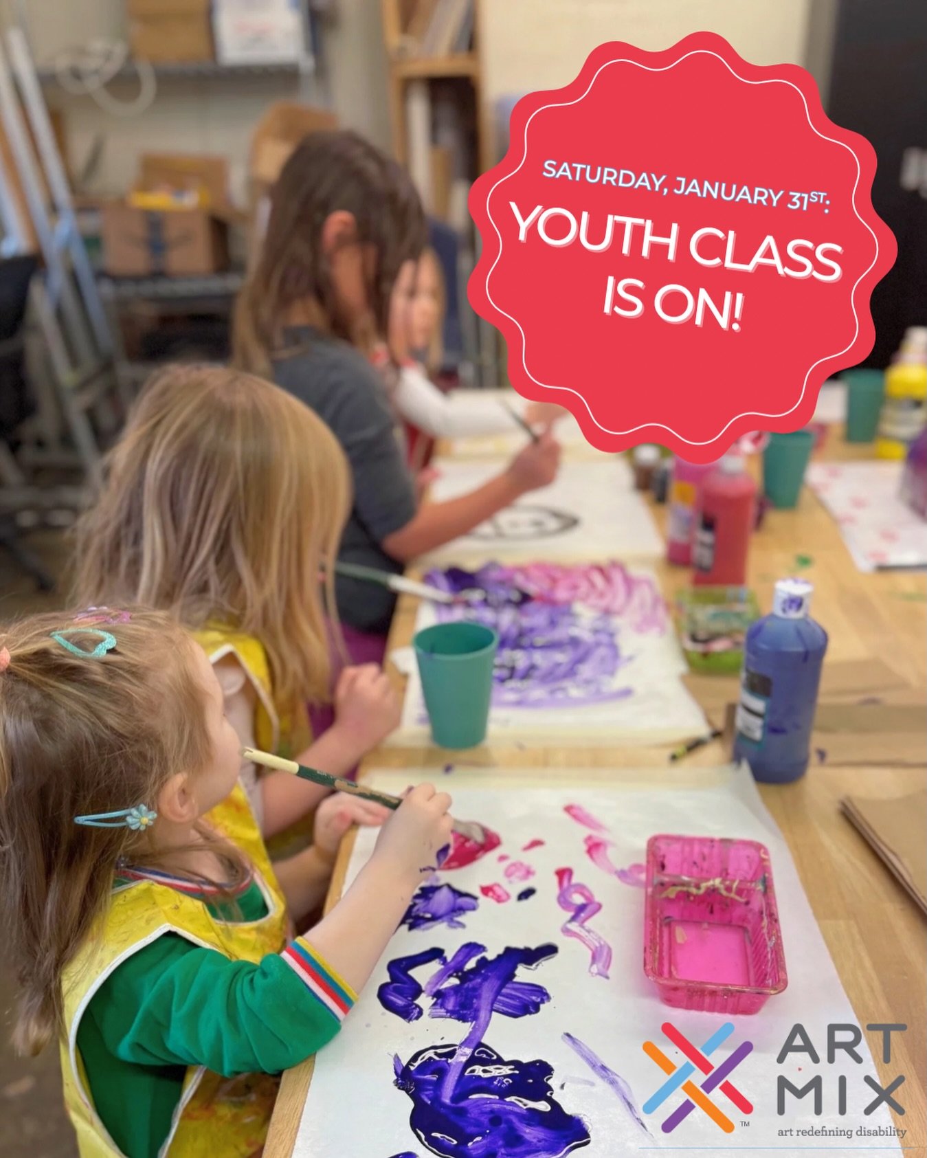 Youth Classes are still on this Saturday! 🧡

We&rsquo;re so excited to welcome our young artists back as Spring Session 1 finally begins! We can&rsquo;t wait to create with them!